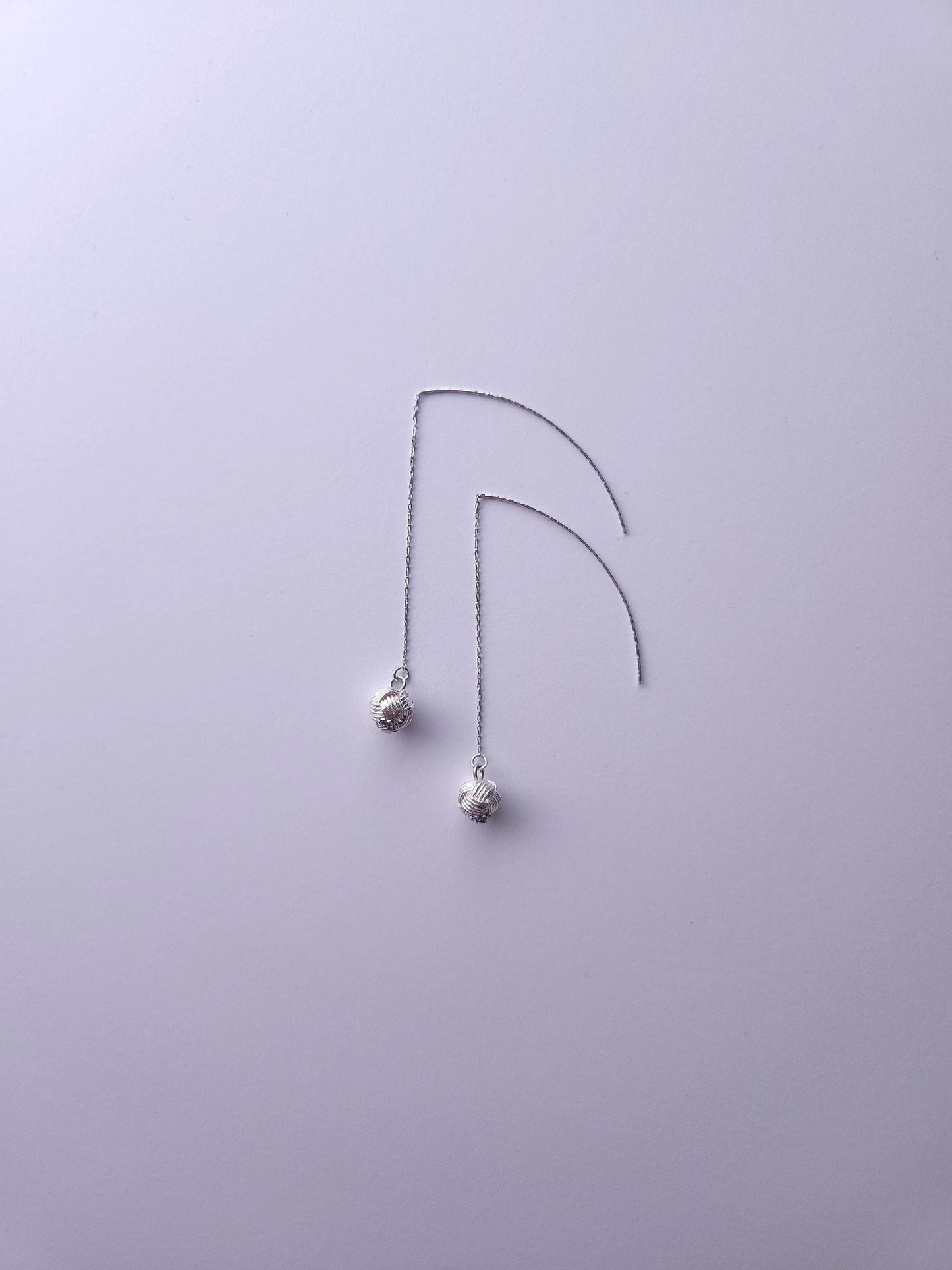 Threader - Metallic Silver