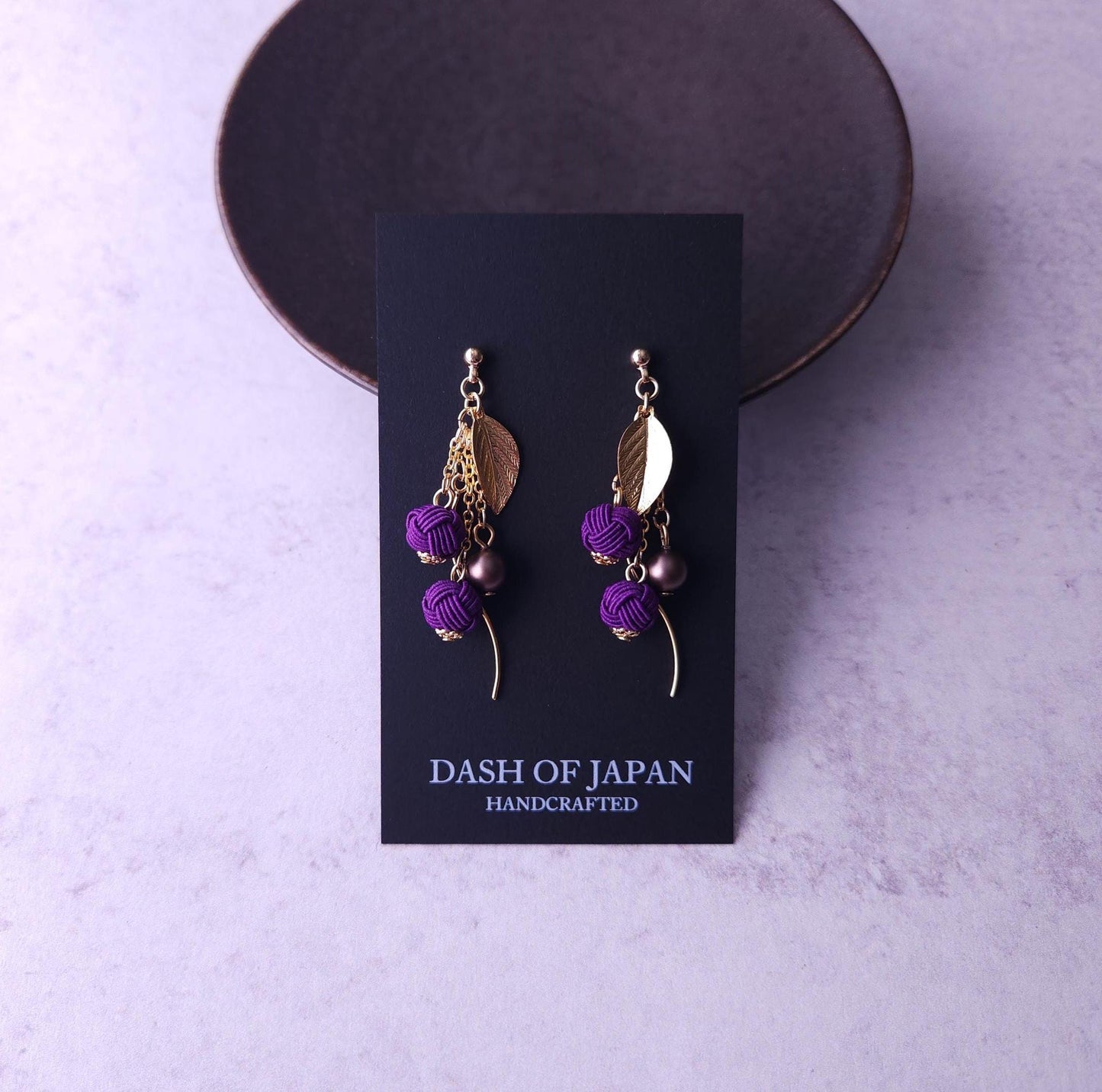 Flower Drop - Grape purple