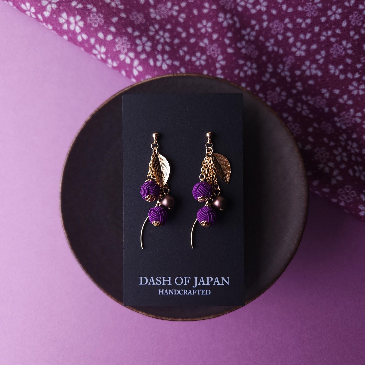 Flower Drop - Grape purple