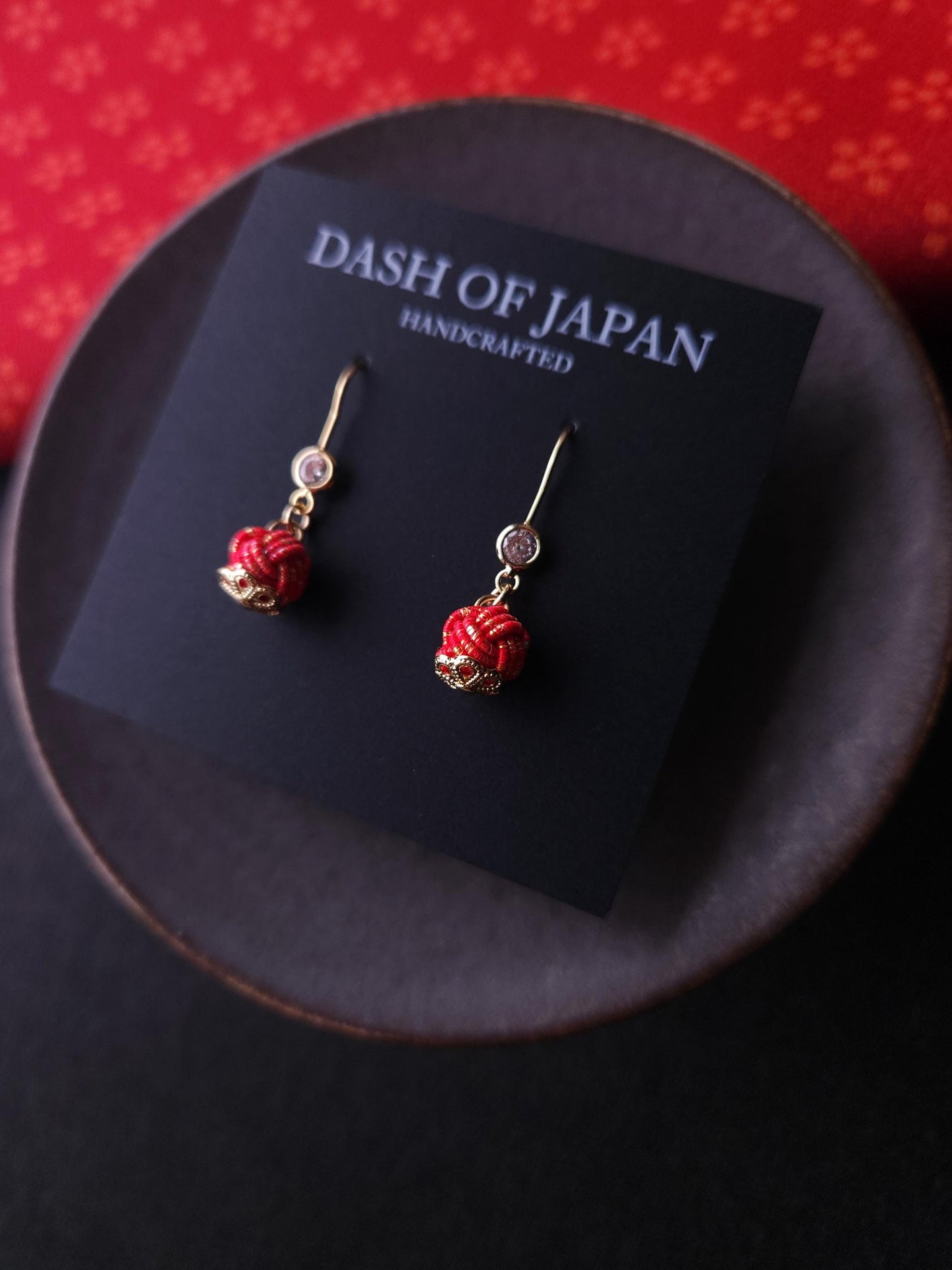 Simple Drop - Red and Gold