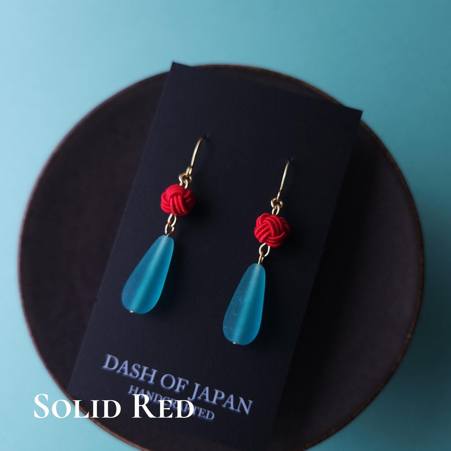 Teardrop - Blue and Red