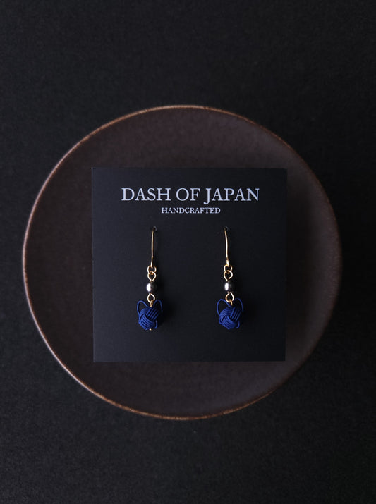 Small Cat Drop -Dark Blue