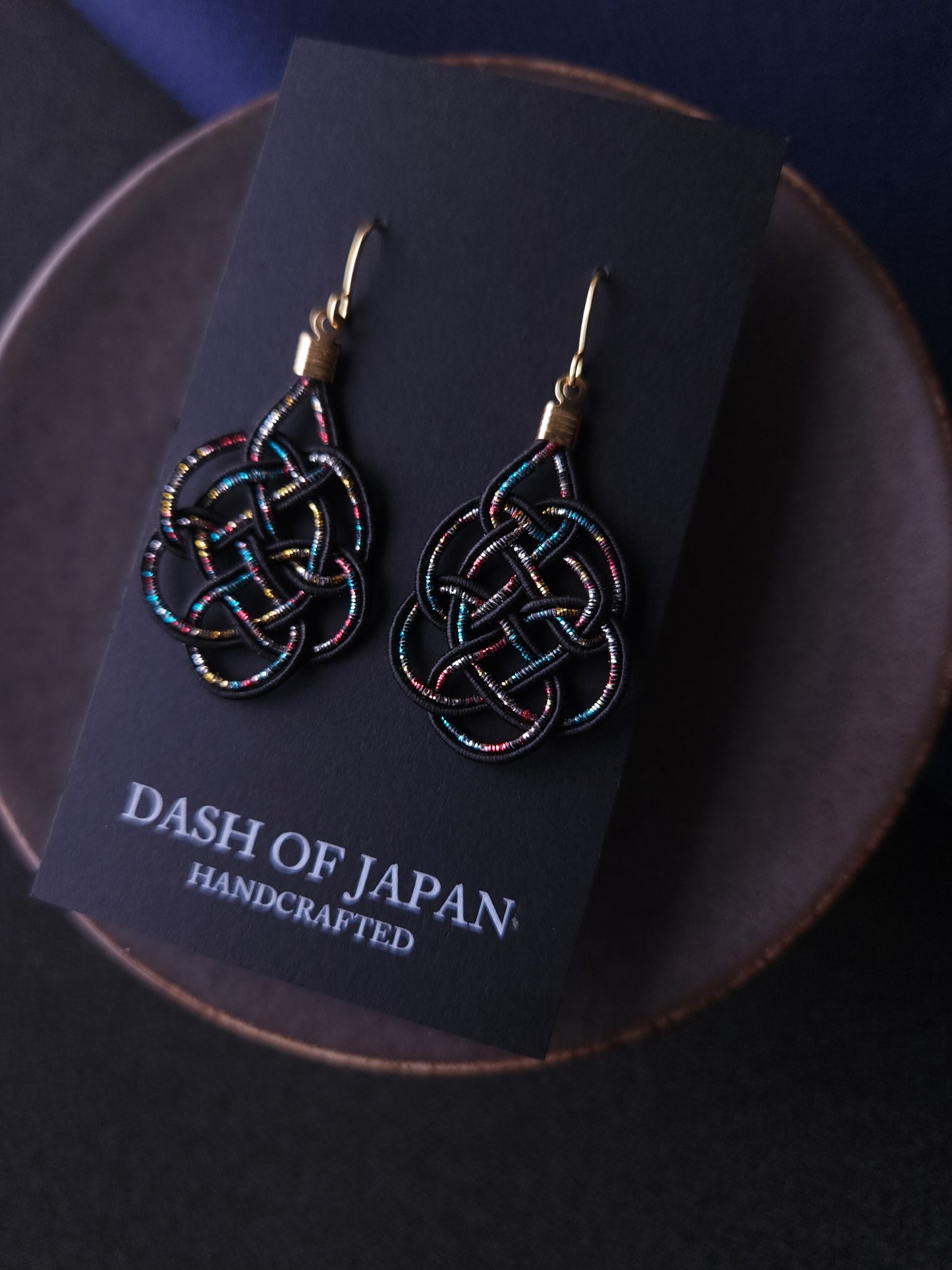 Geometric - Black and Rainbow