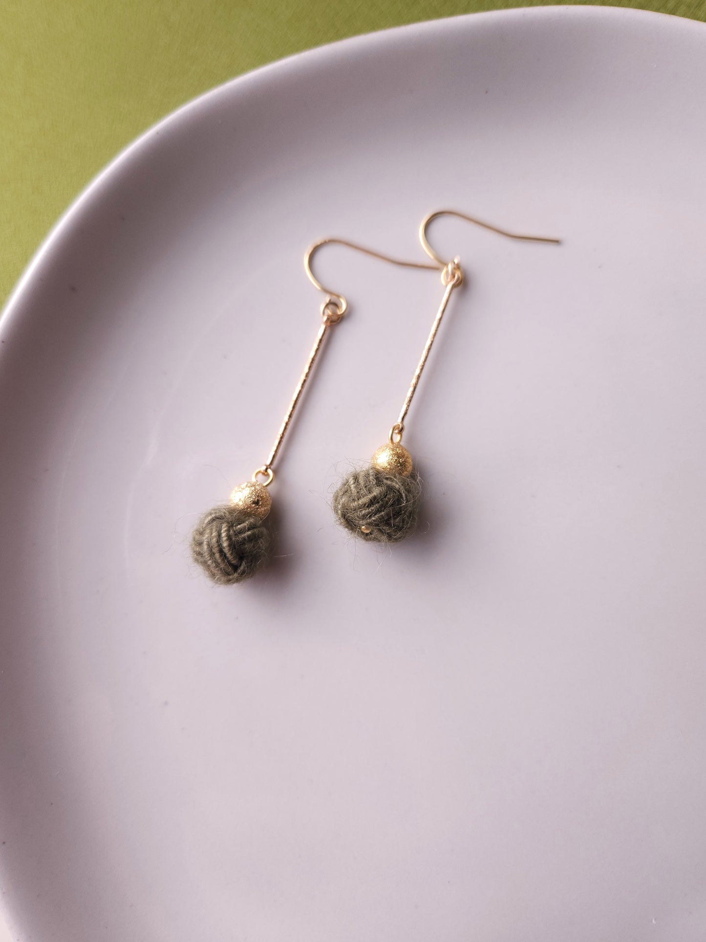 Fluffy Drop - Olive Green
