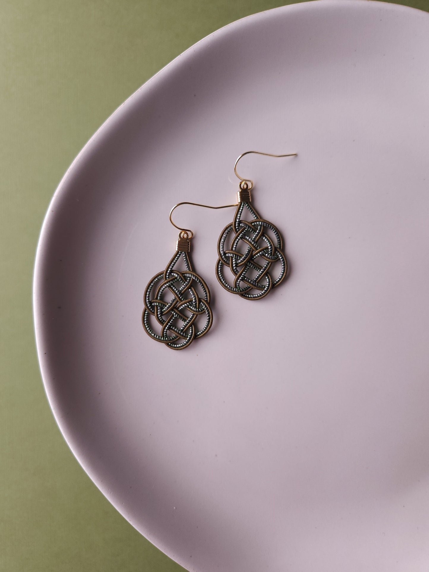 Geometric - Olive Green
