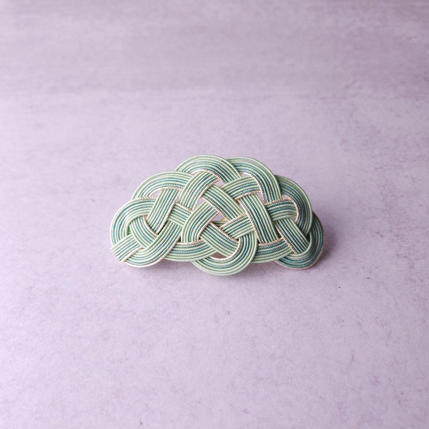 Hair Barrette - Light Green
