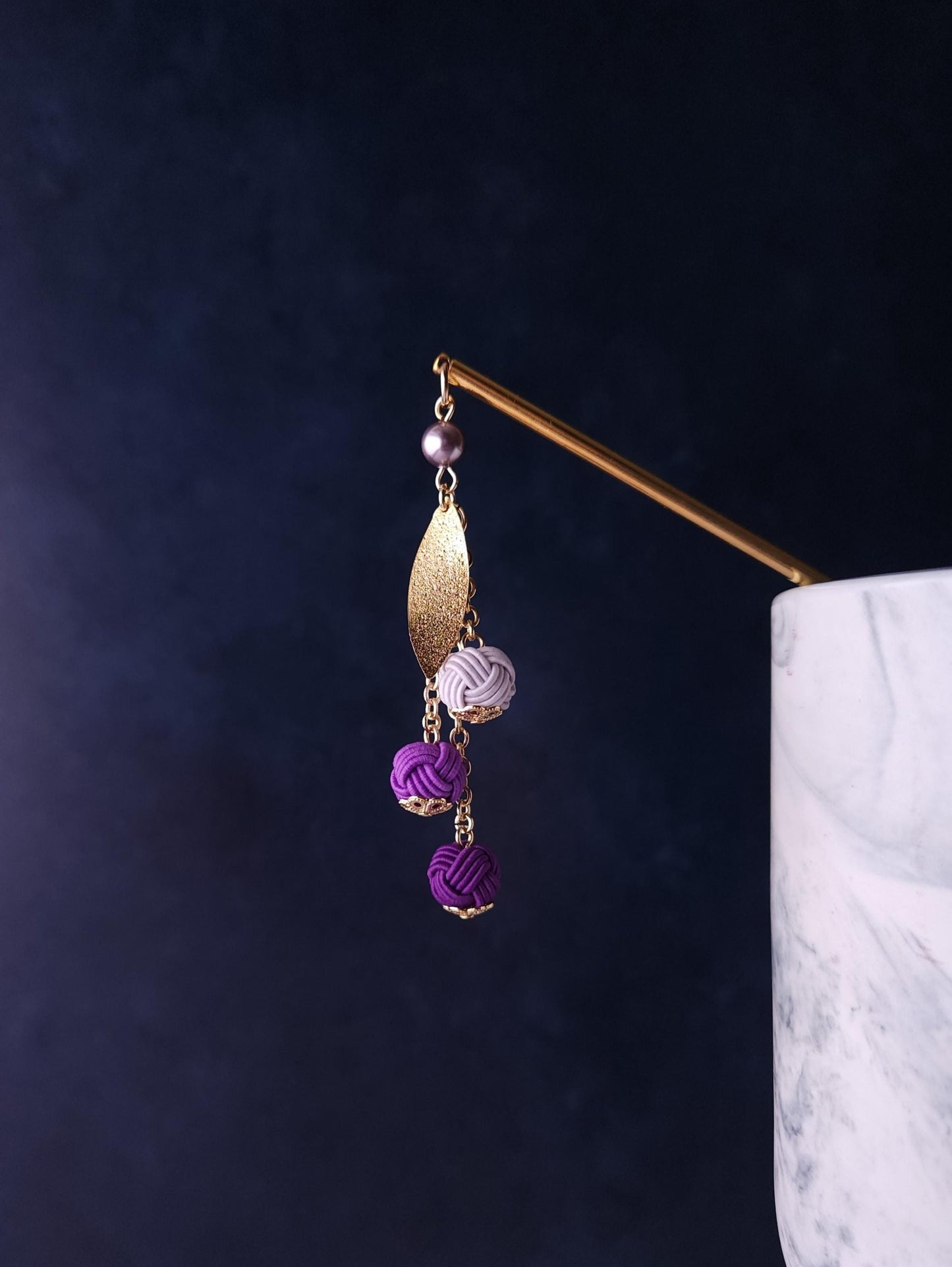 Kanzashi - Purple