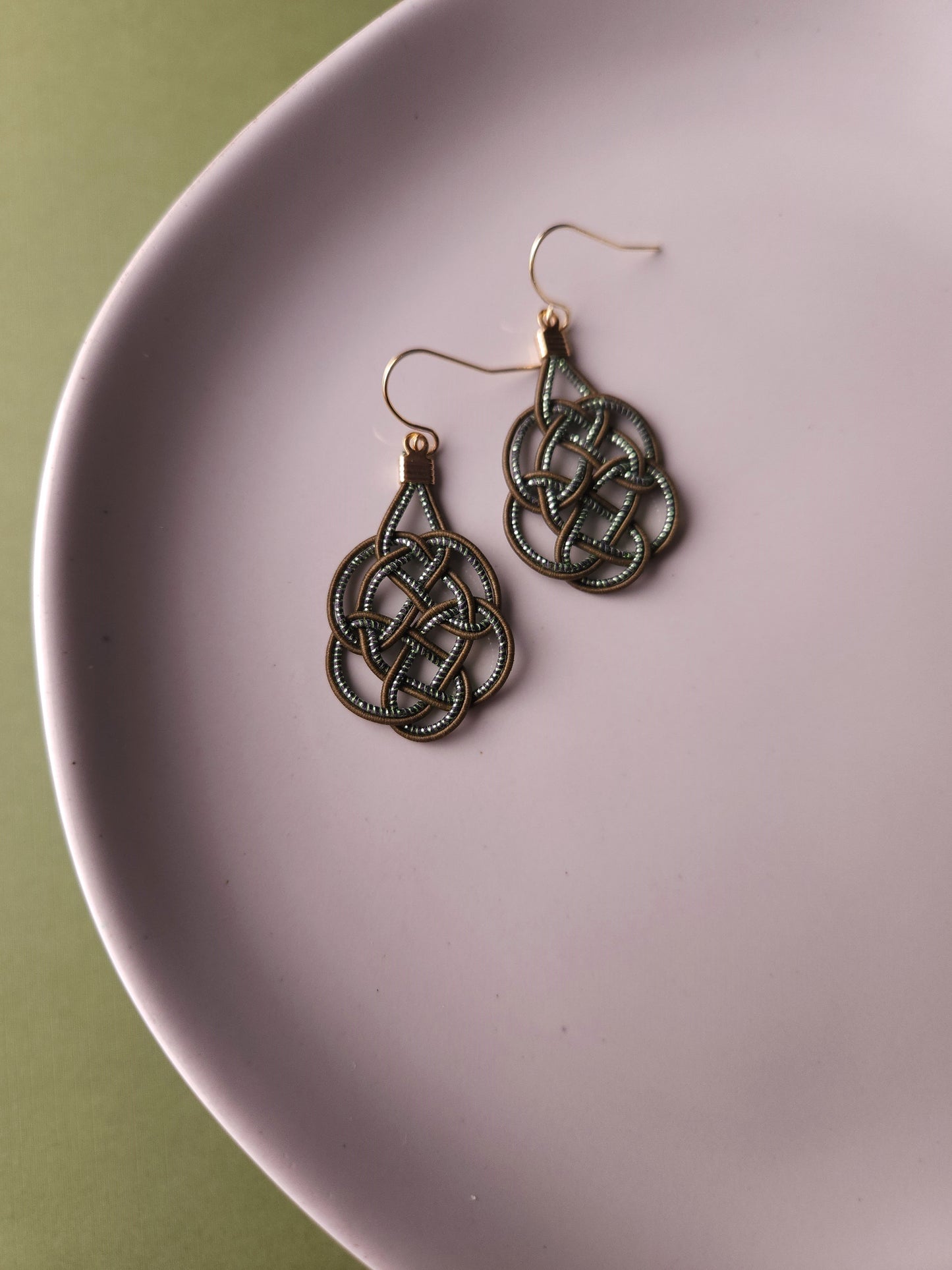 Geometric - Olive Green