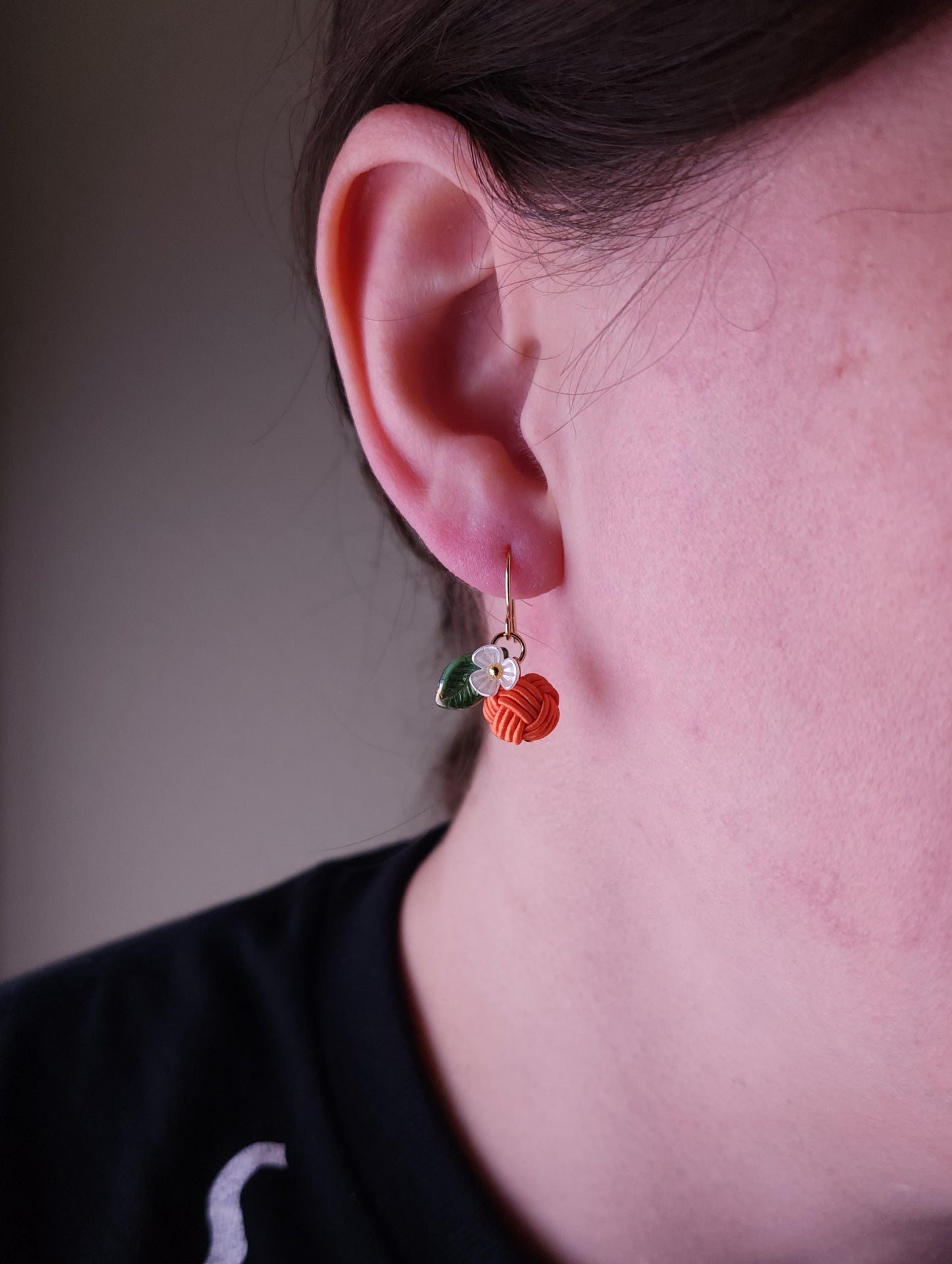Fruit Earrings- Kaki