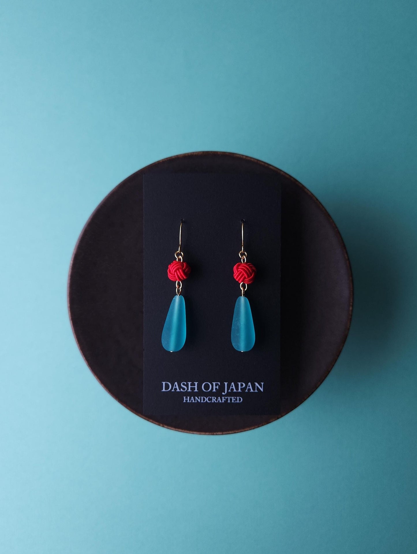 Teardrop - Blue and Red