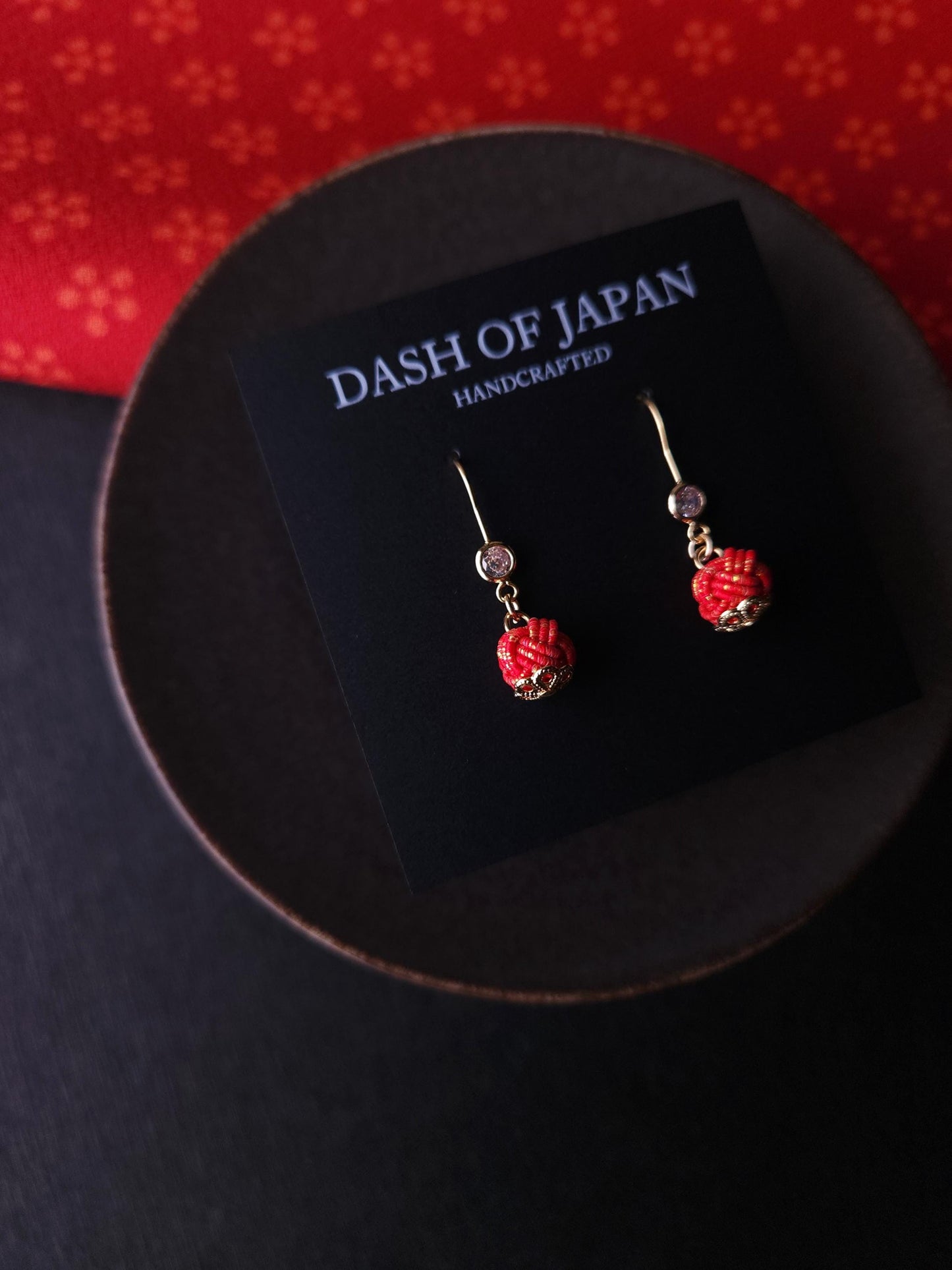 Simple Drop - Red and Gold