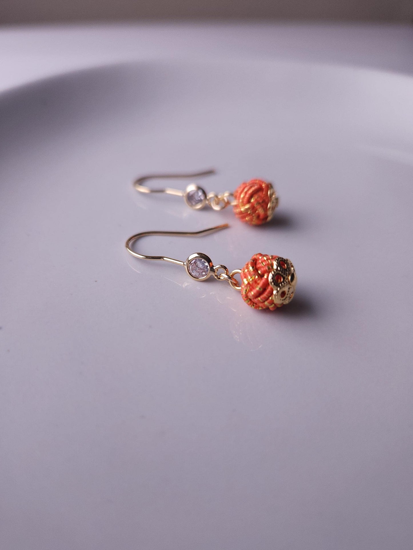 Simple Drop - Orange and Gold