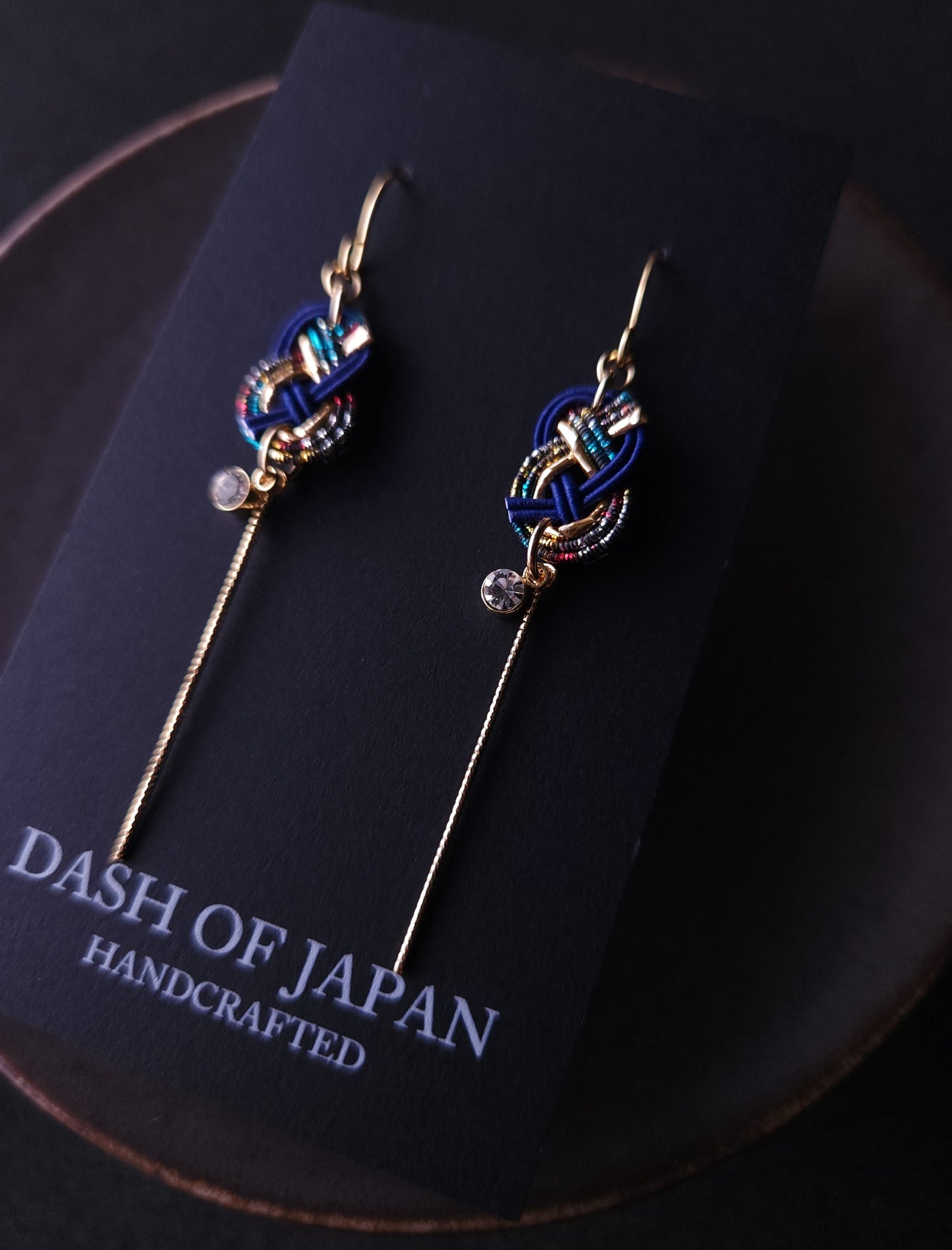 Small Mizuhiki Knot - Navy Blue