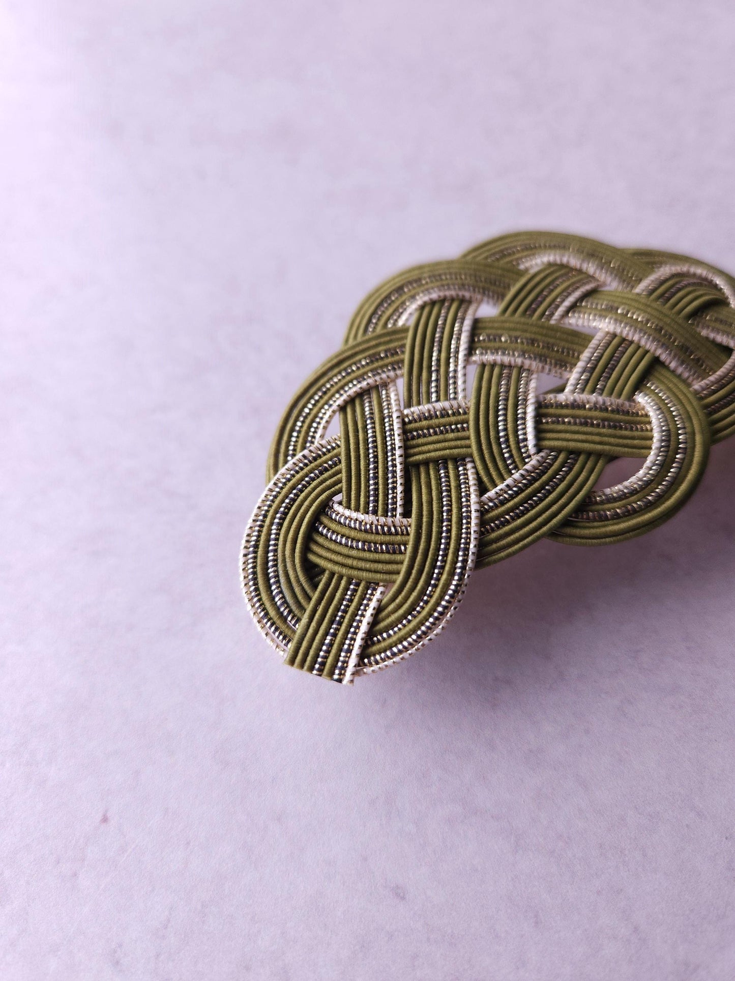 Hair Barrette - Matcha Green