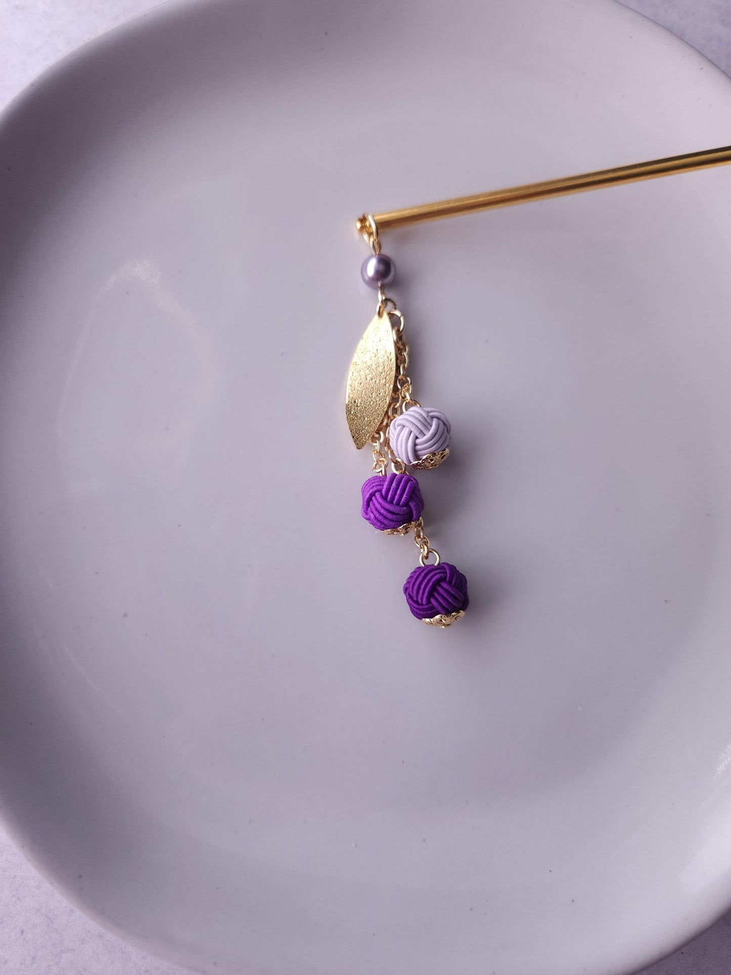 Kanzashi - Purple