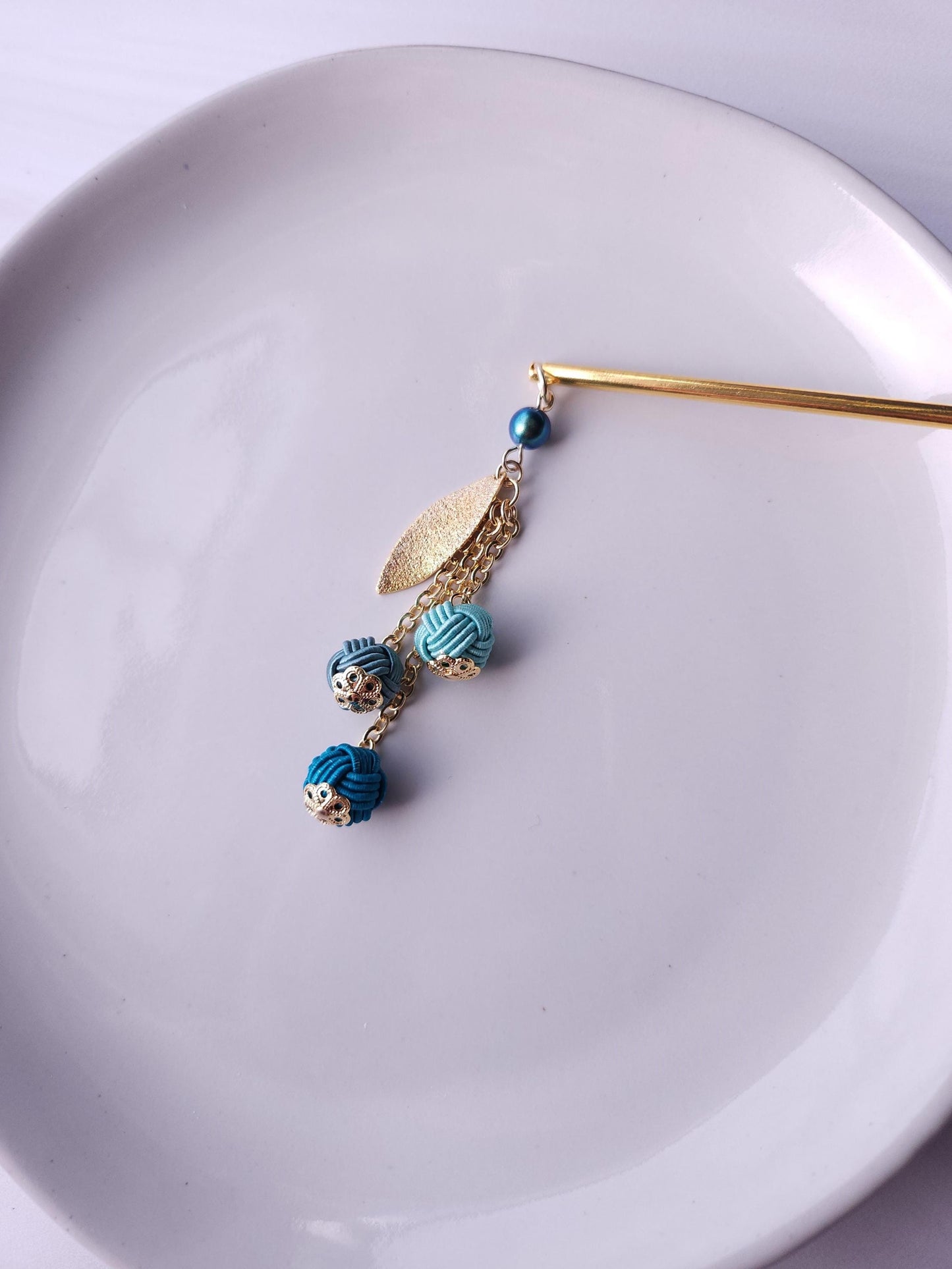 Kanzashi - Blue