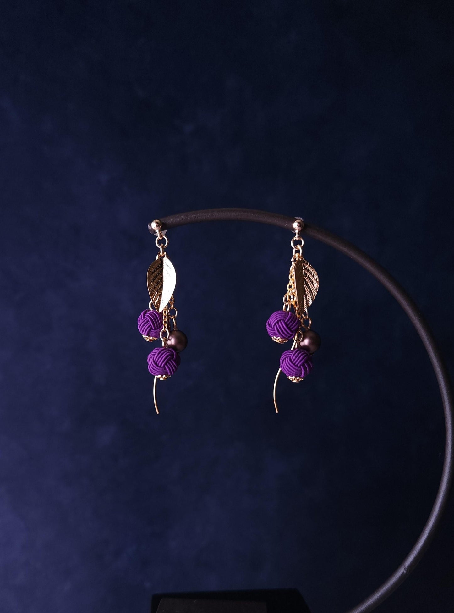 Flower Drop - Grape purple