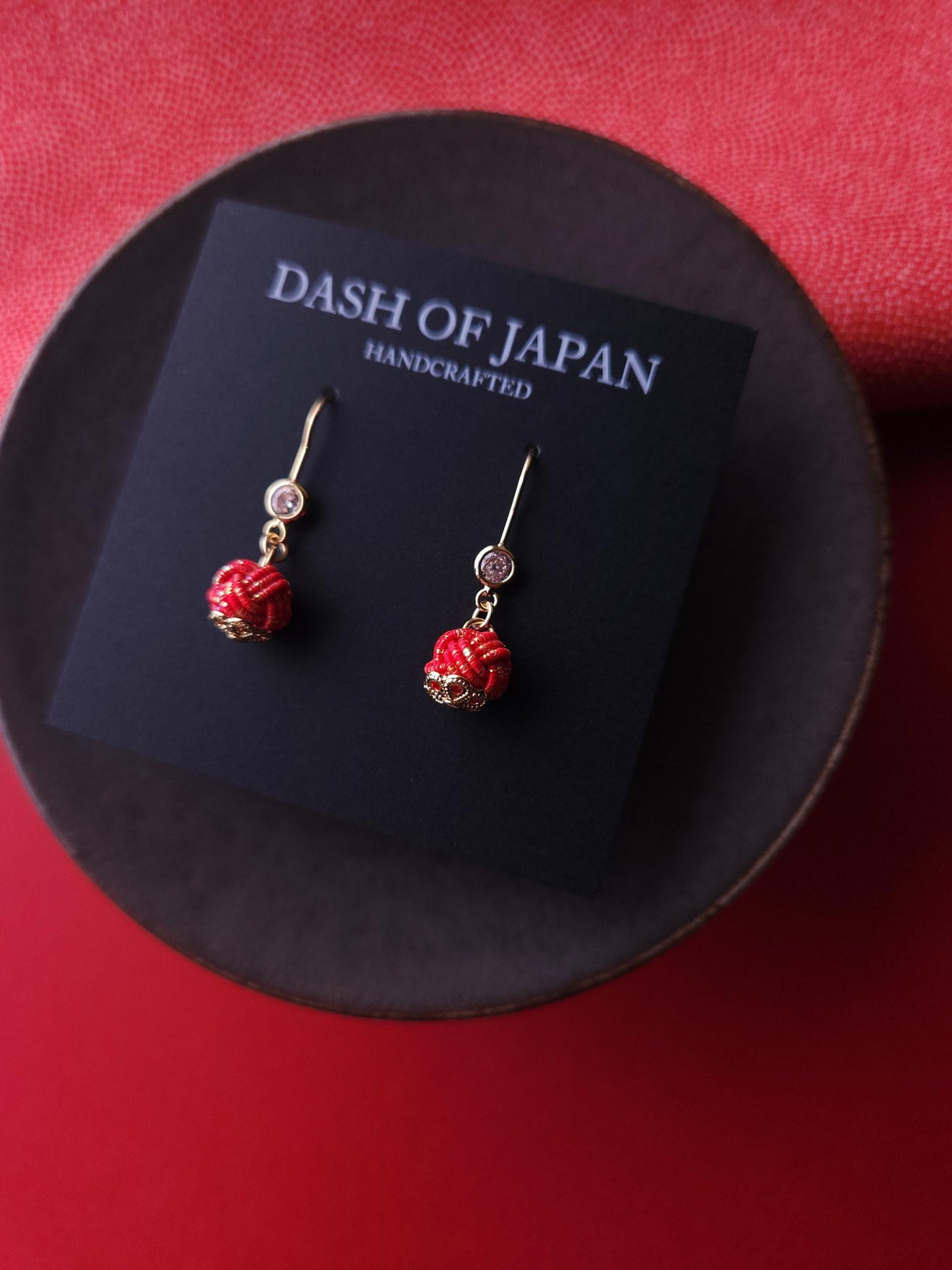 Simple Drop - Red and Gold