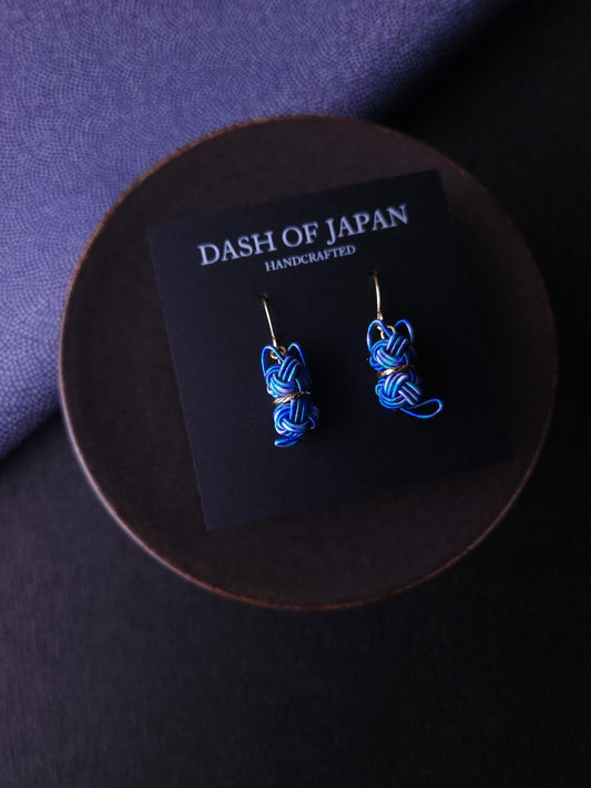 Cat Earrings - Blue Mix