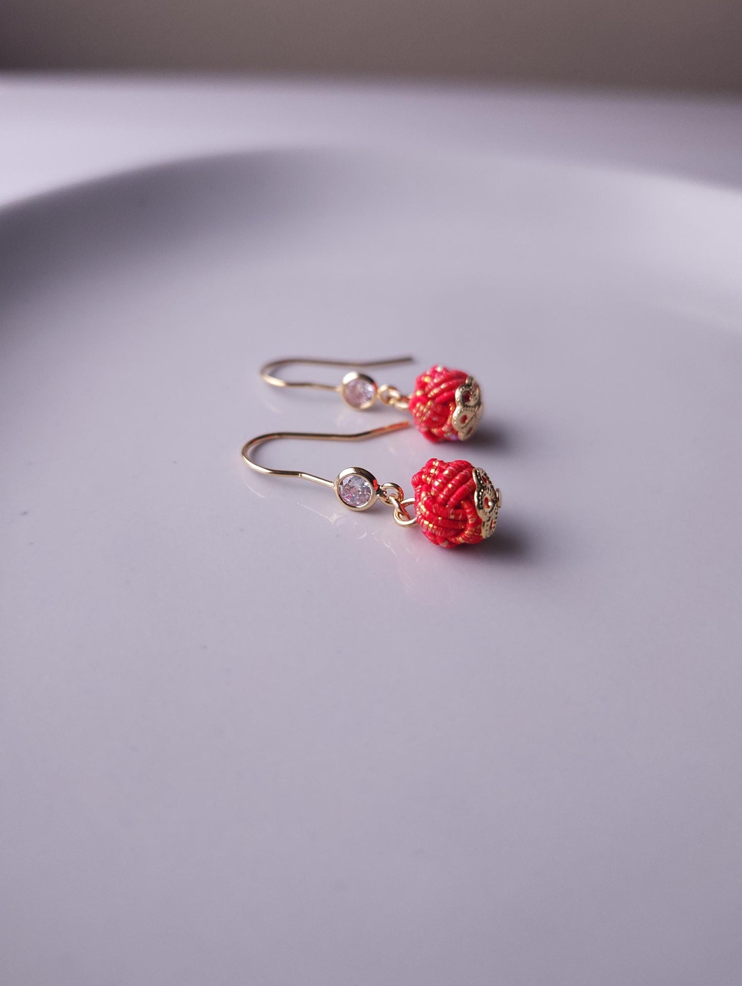 Simple Drop - Red and Gold