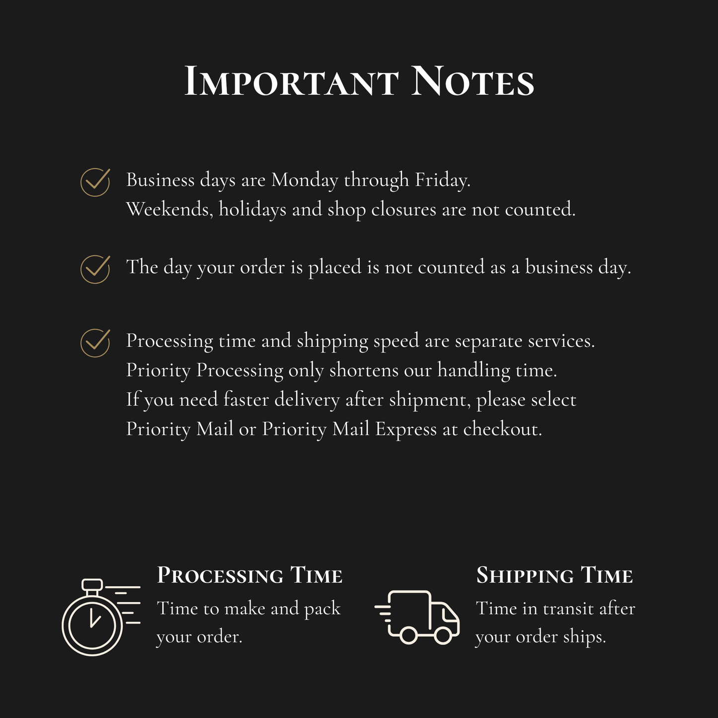 Priority Processing