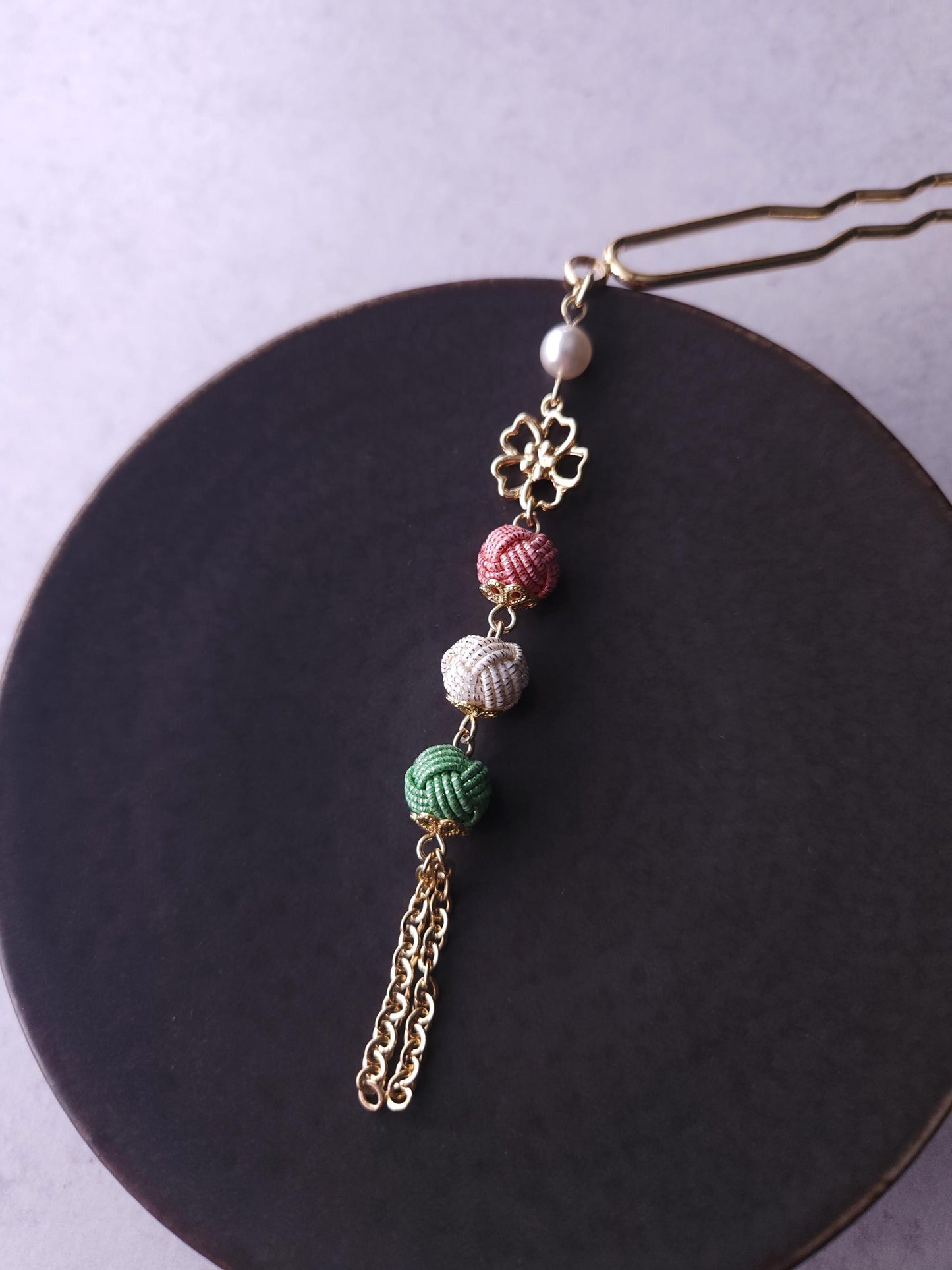 Kanzashi - Sakura Dango