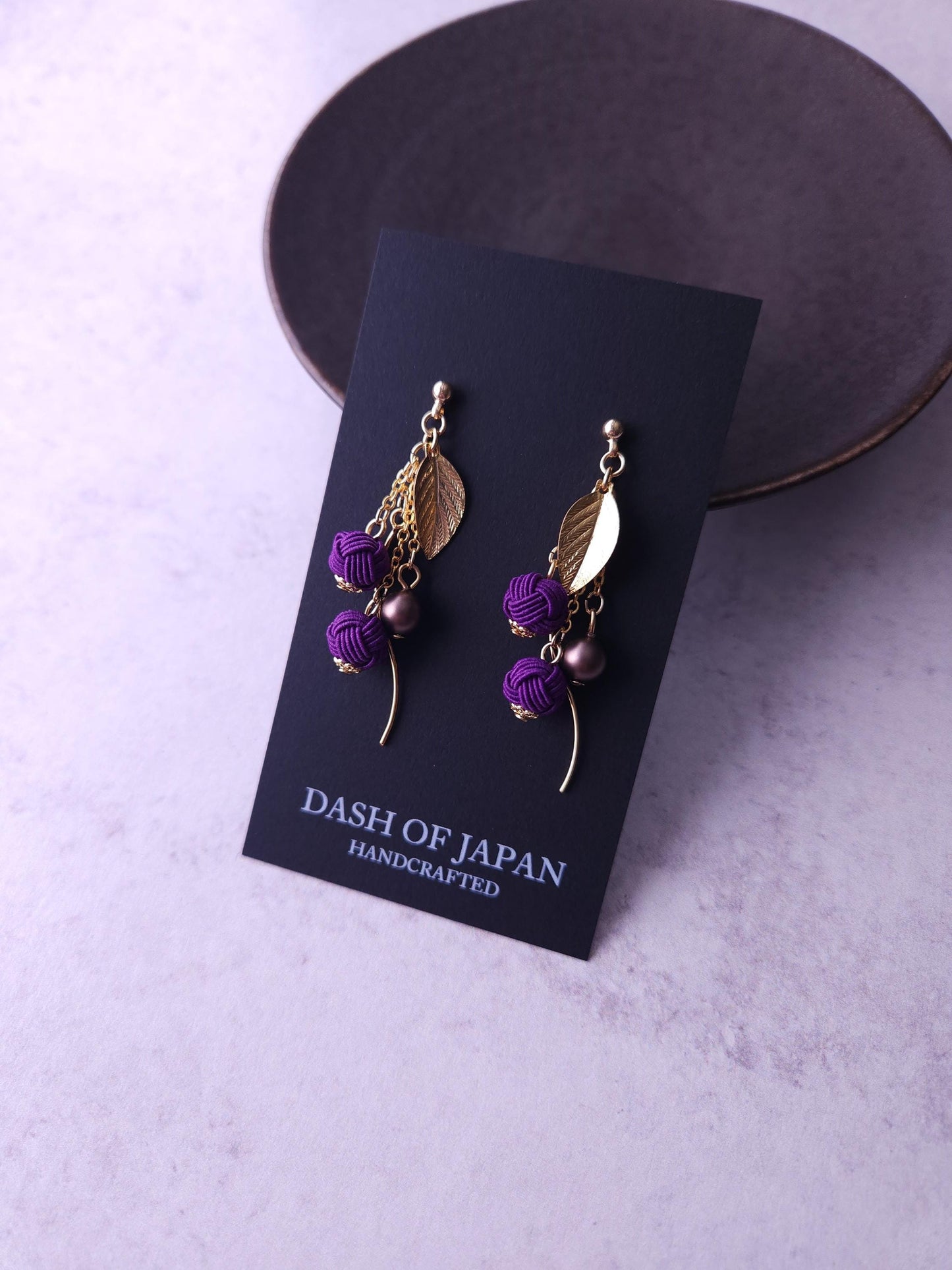 Flower Drop - Grape purple