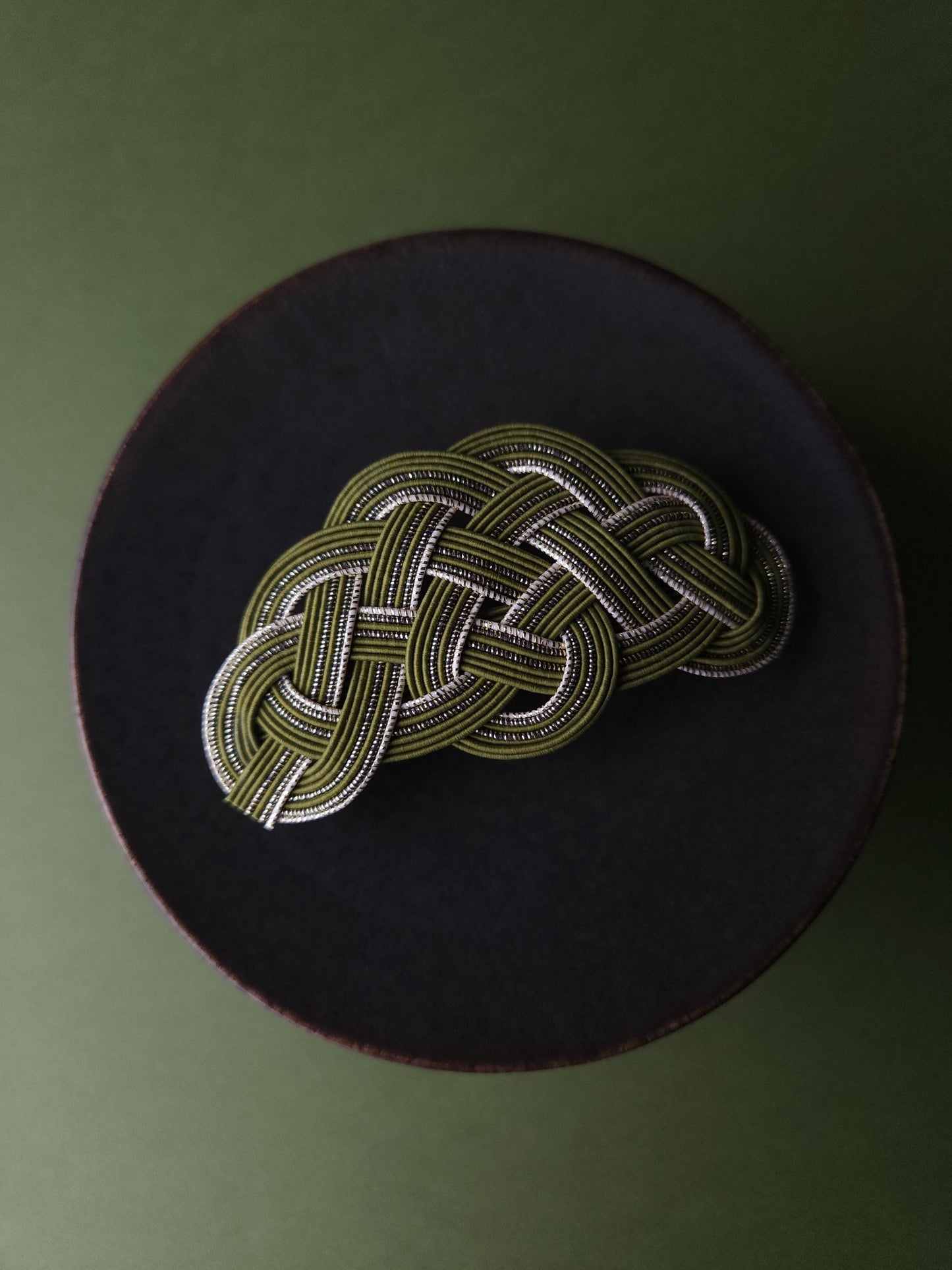 Hair Barrette - Matcha Green