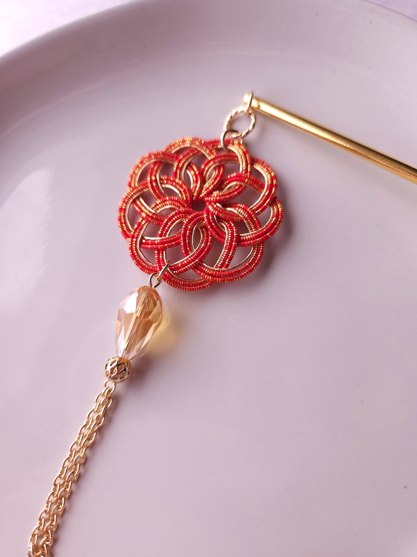 Mandala - Shiny Red