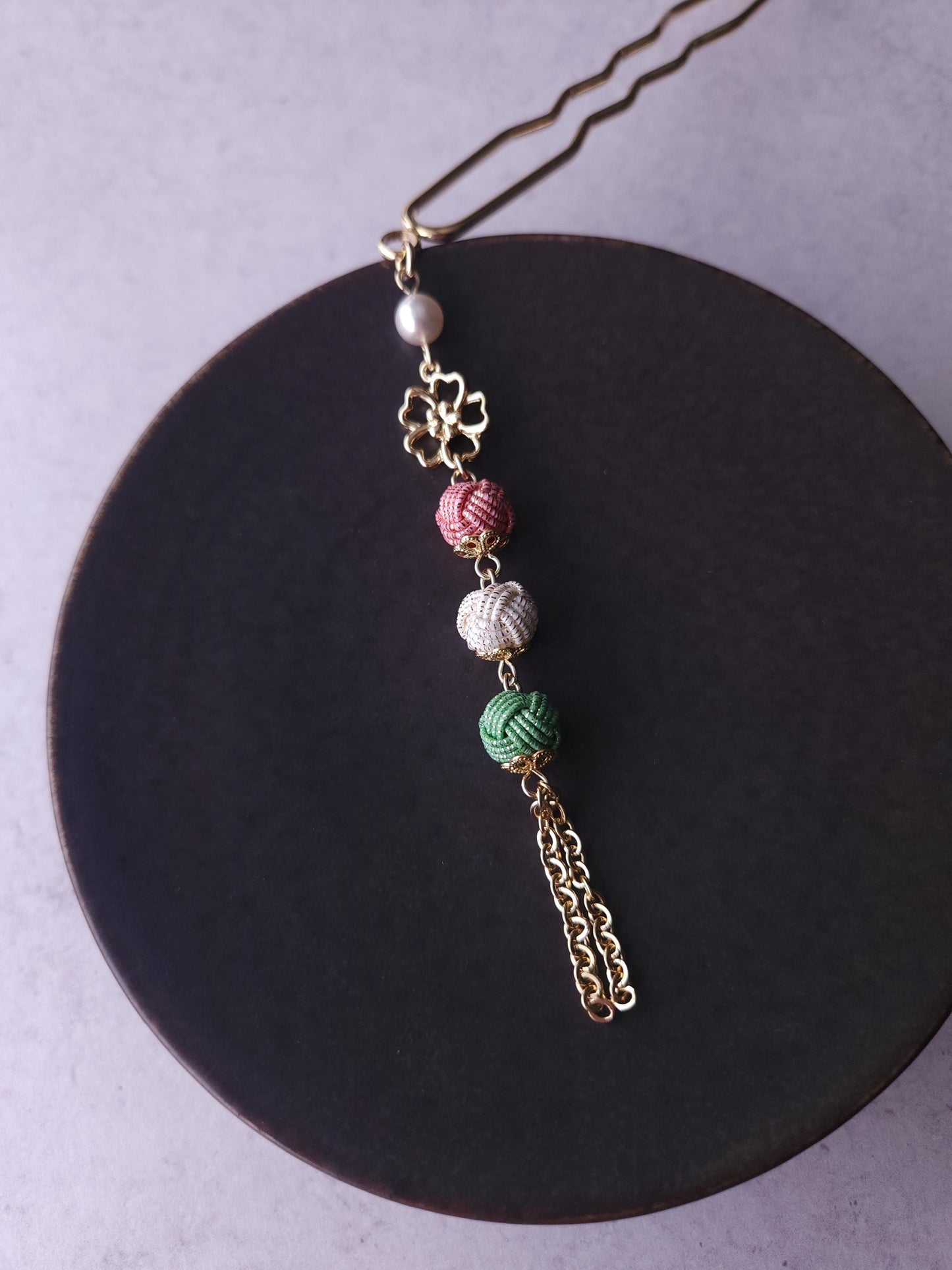 Kanzashi - Sakura Dango