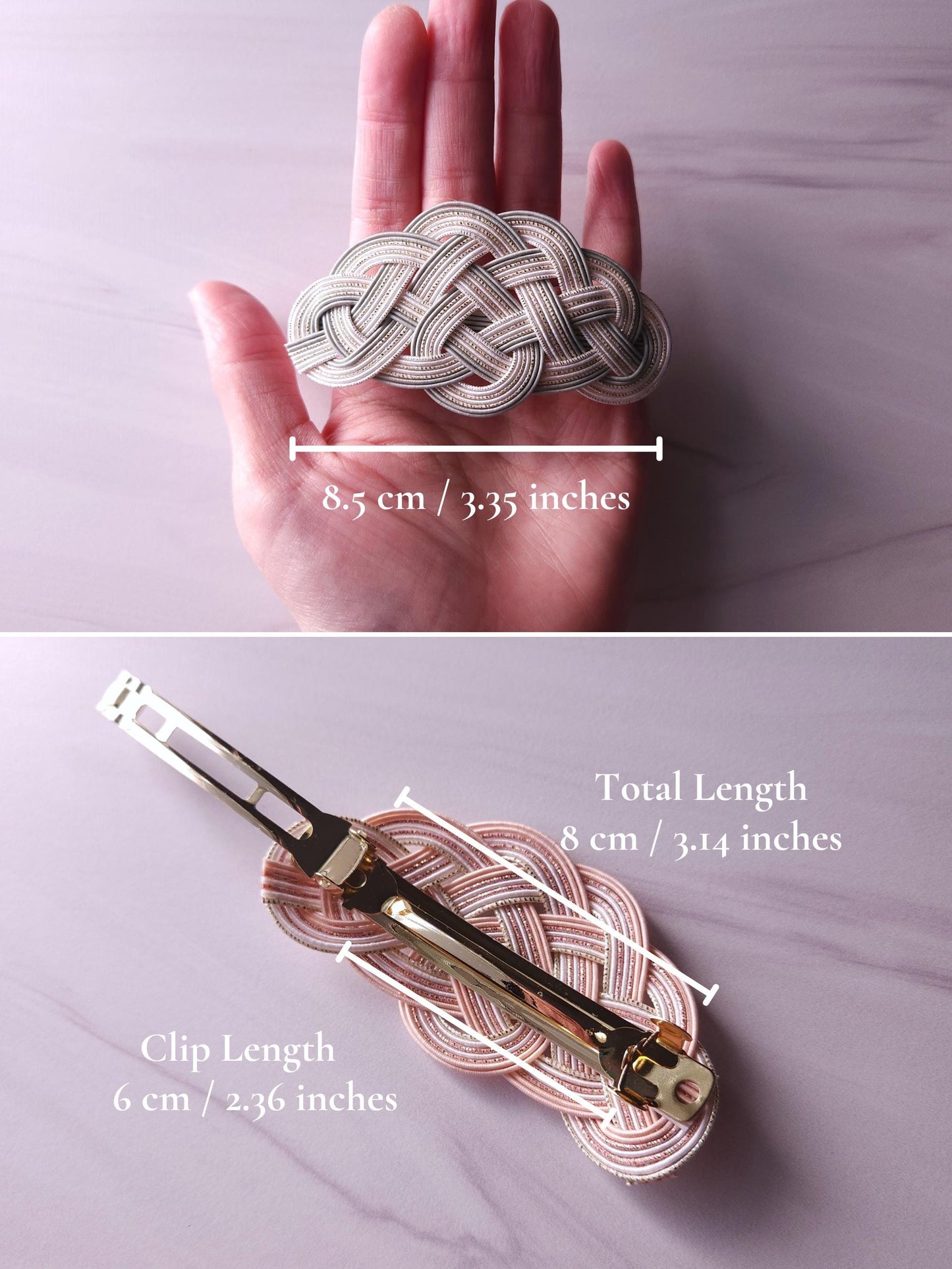 Hair Barrette - Pastel Rainbow
