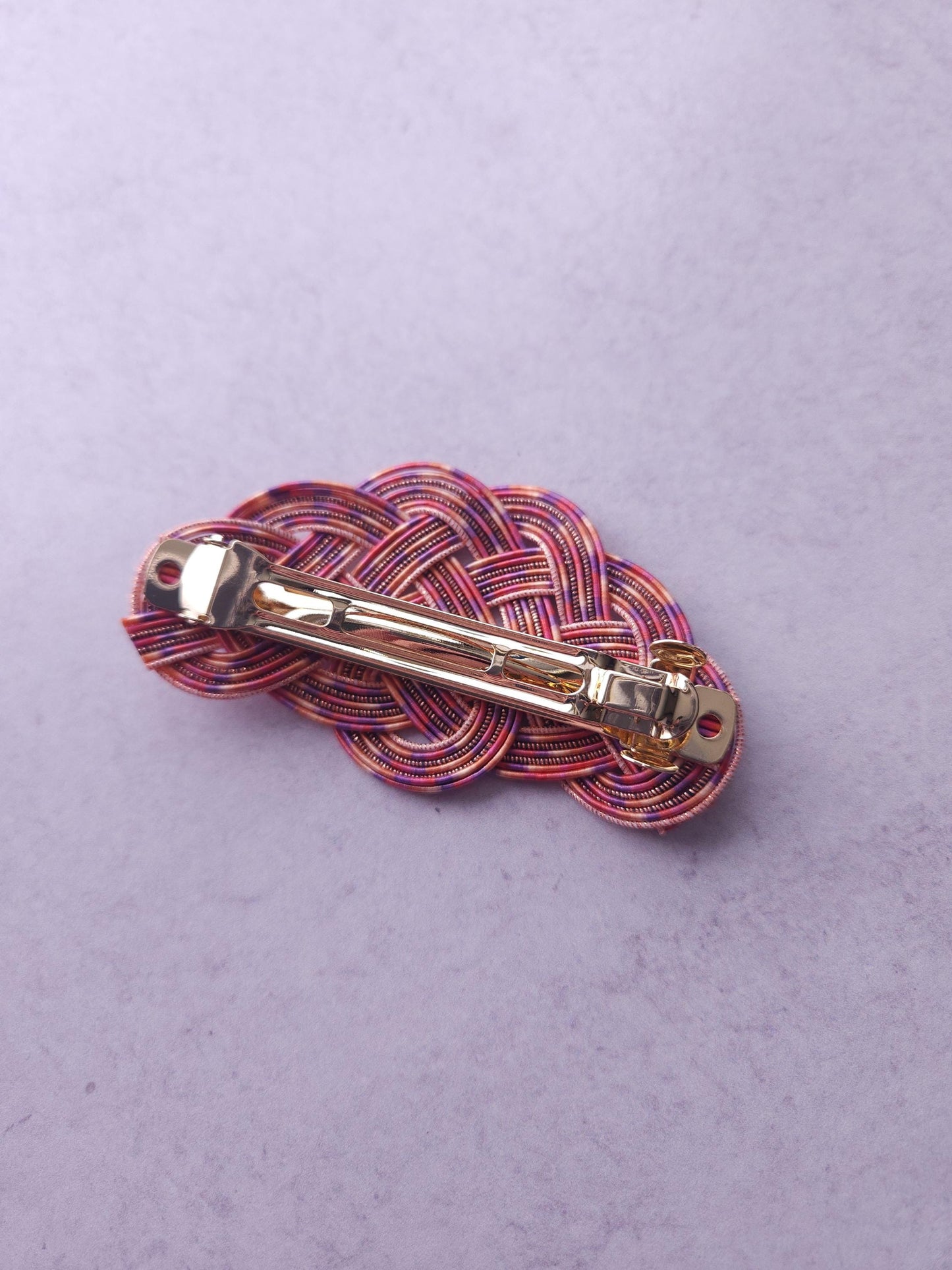 Hair Barrette - Pink Purple