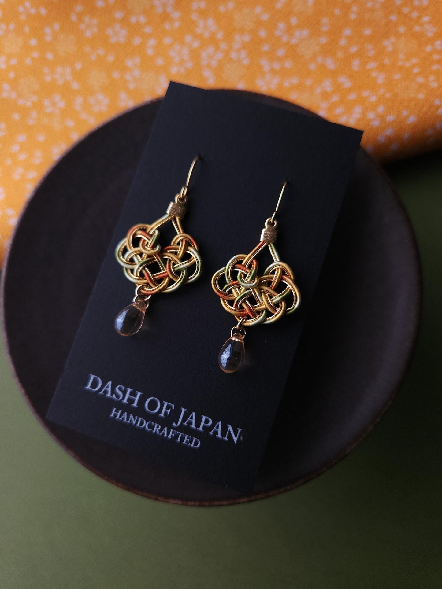 Kesa Knot - Orange x Green
