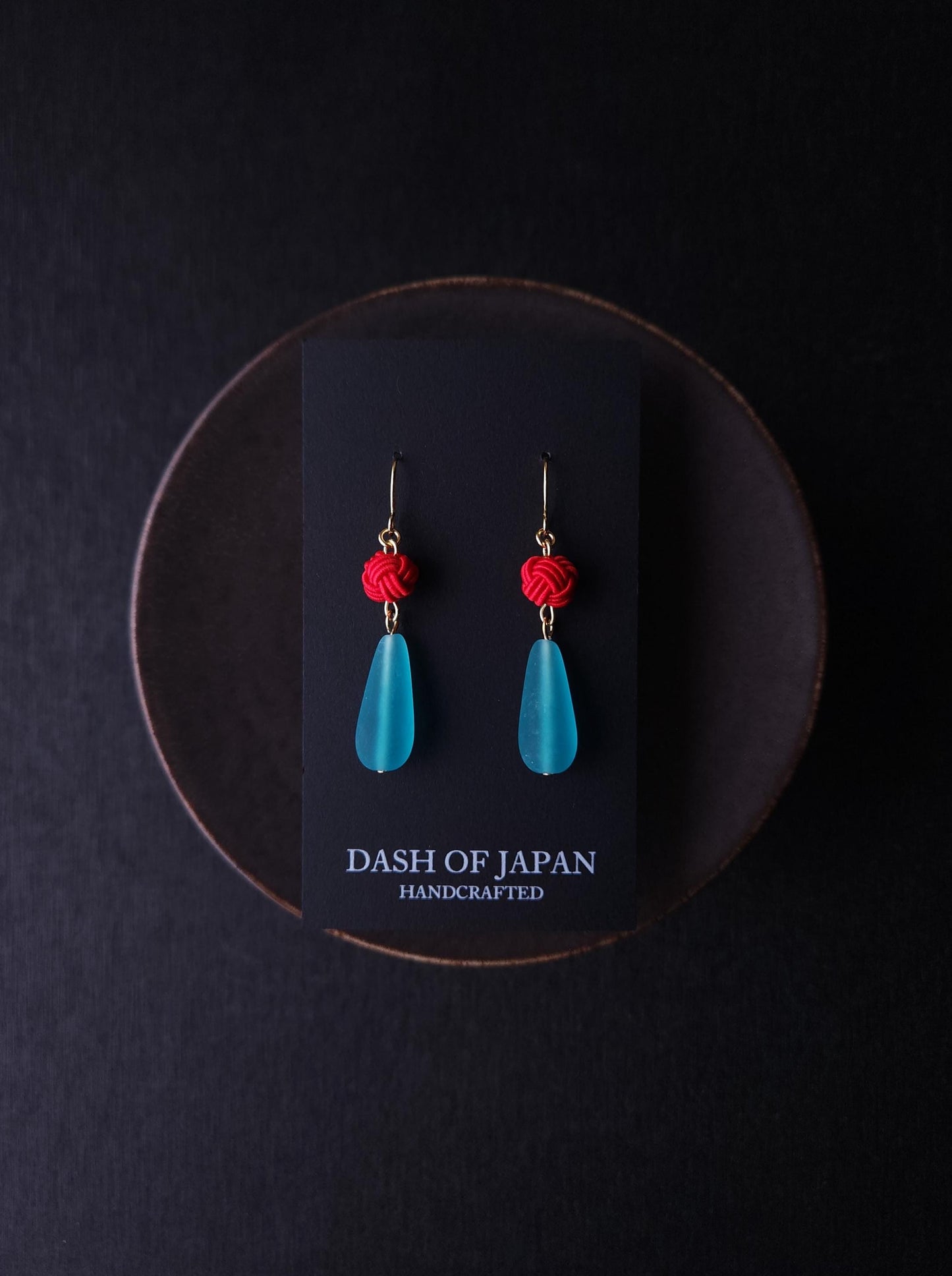 Teardrop - Blue and Red