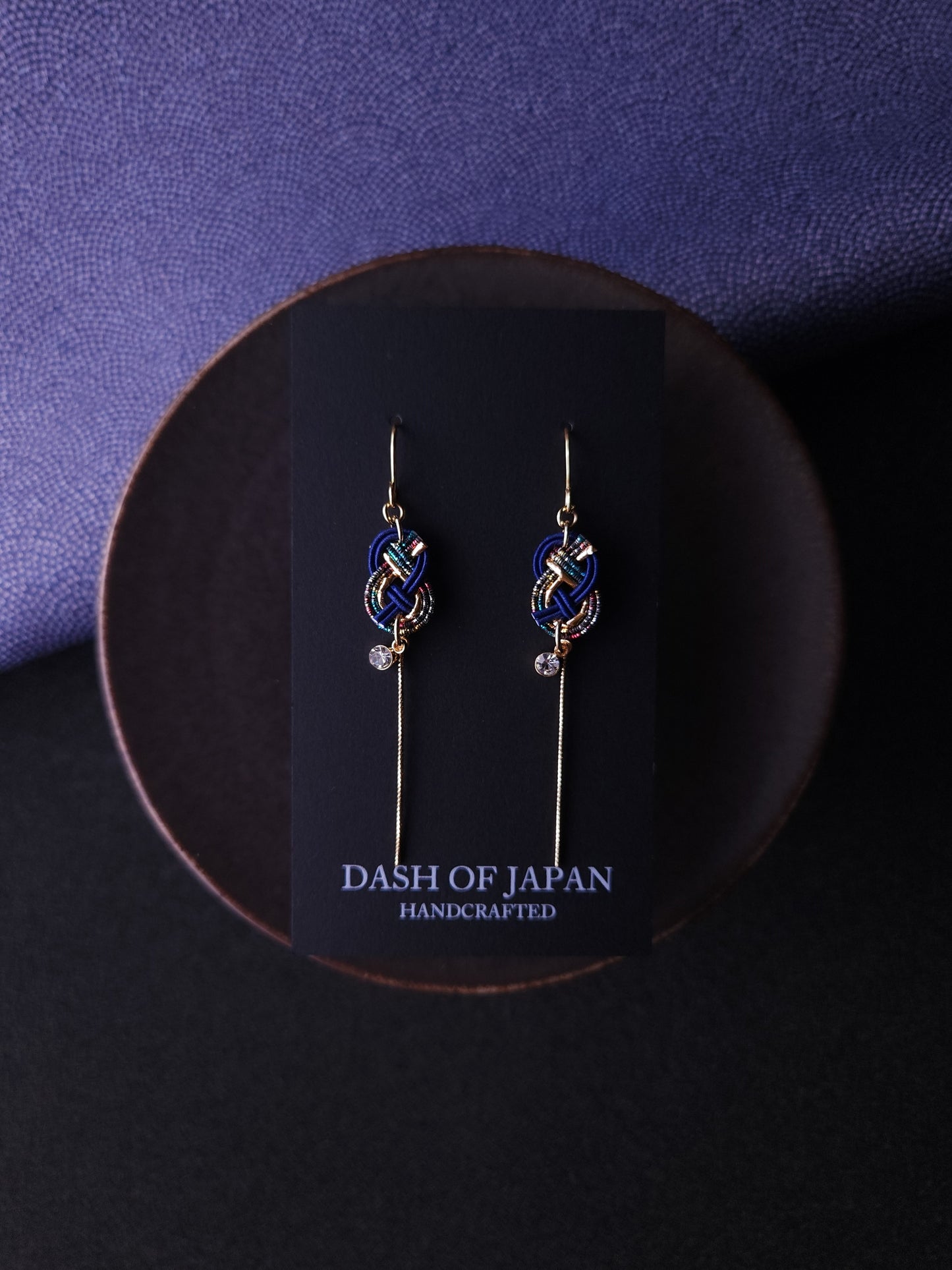 Small Mizuhiki Knot - Navy Blue