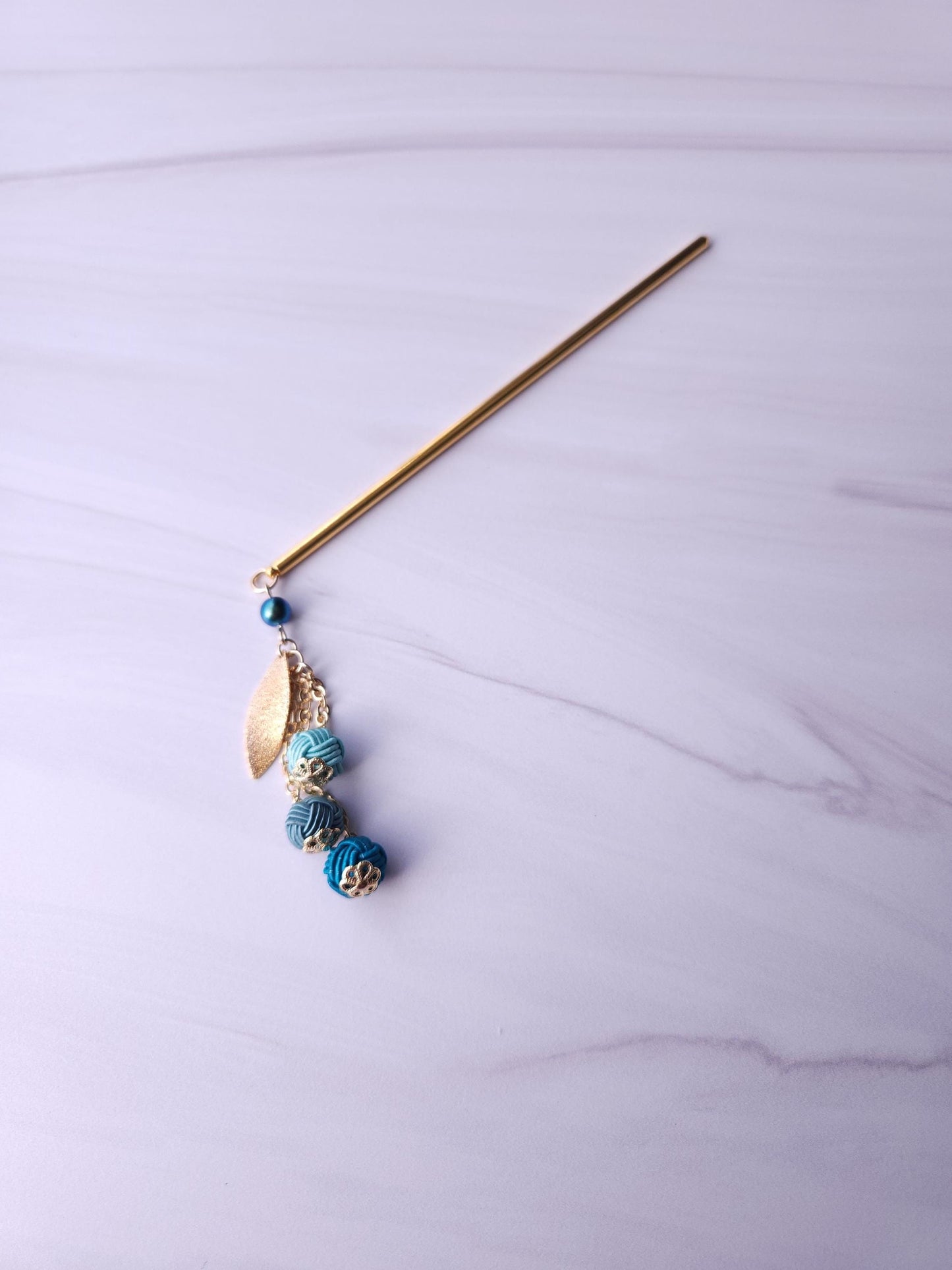 Kanzashi - Blue