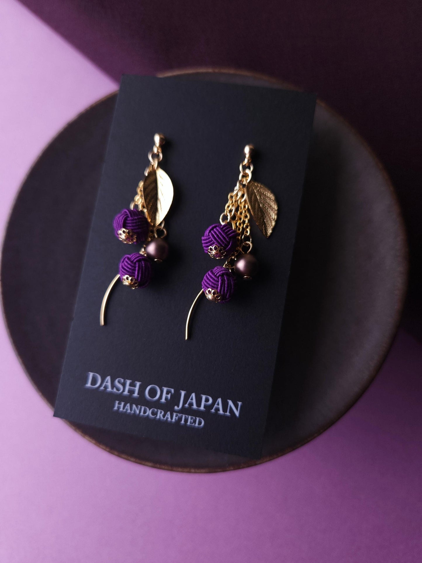 Flower Drop - Grape purple