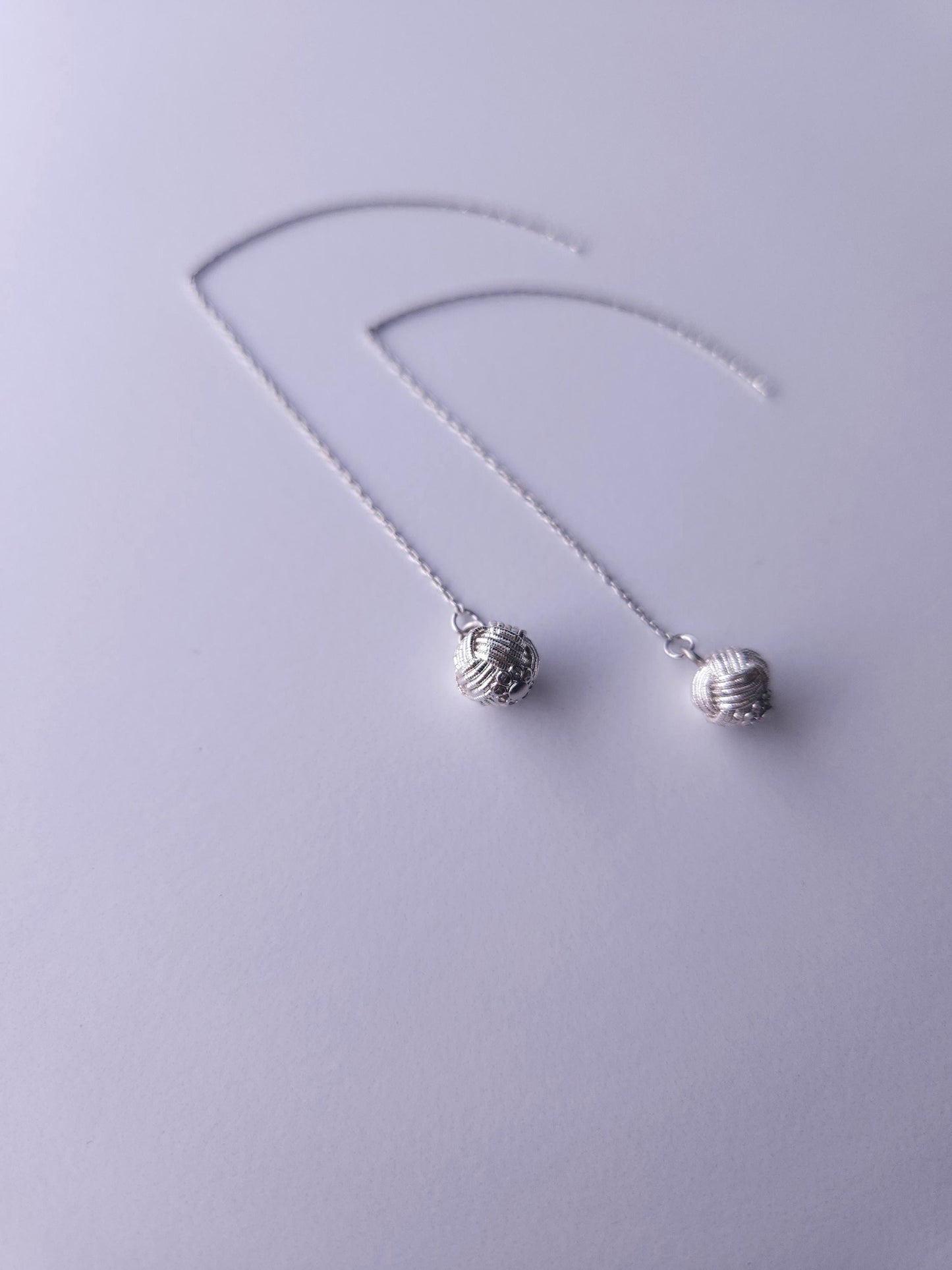 Threader - Metallic Silver