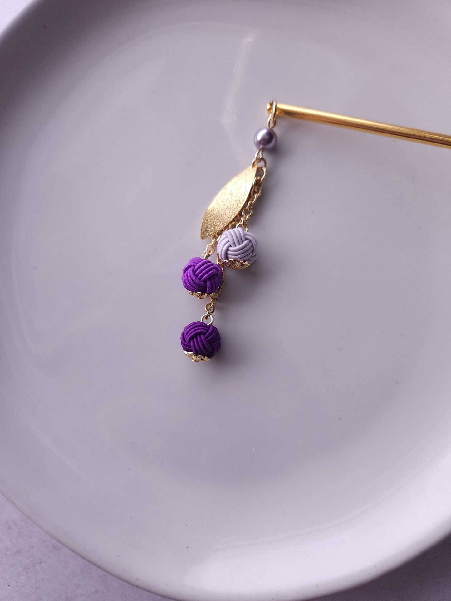 Kanzashi - Purple