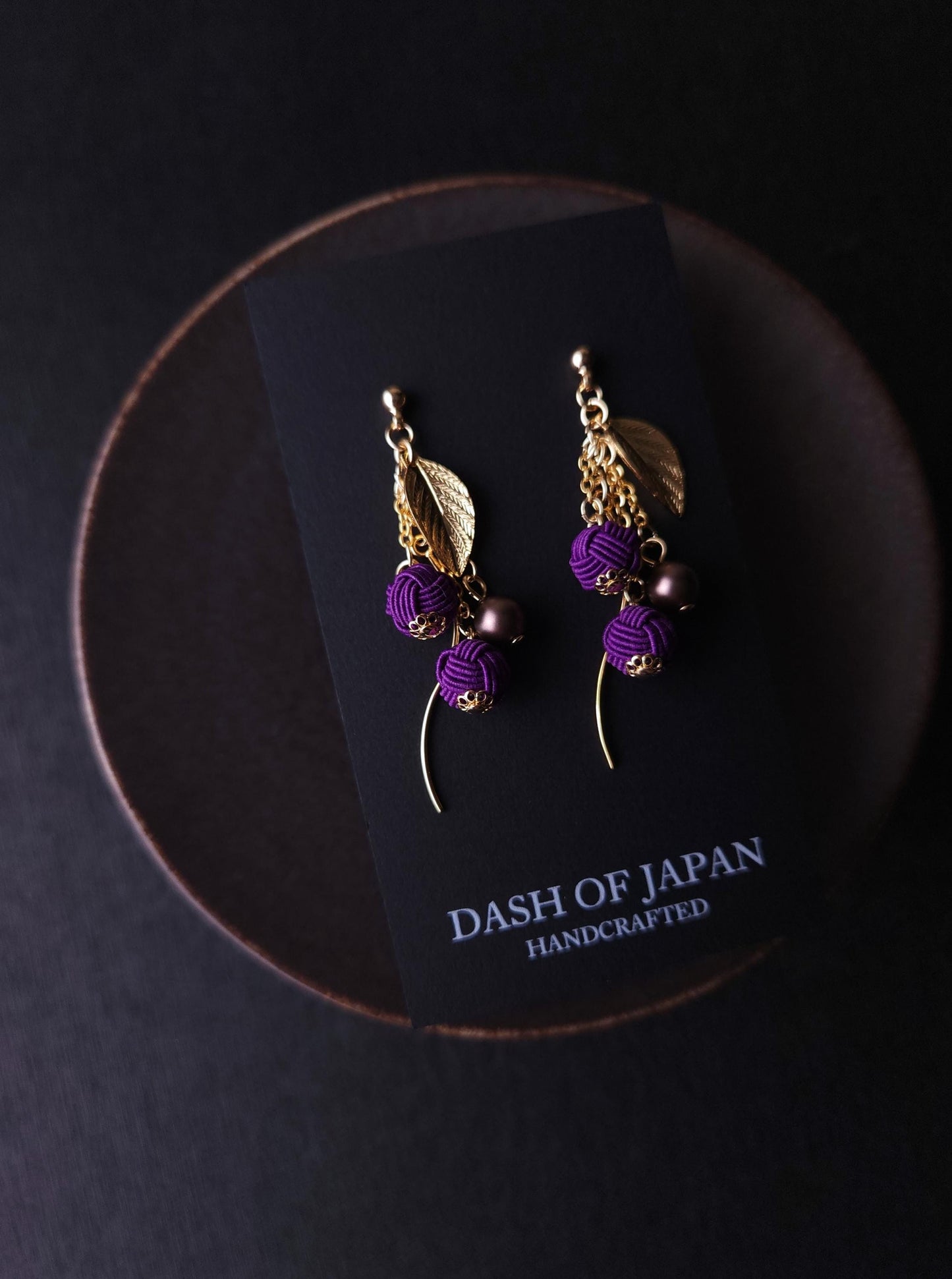 Flower Drop - Grape purple