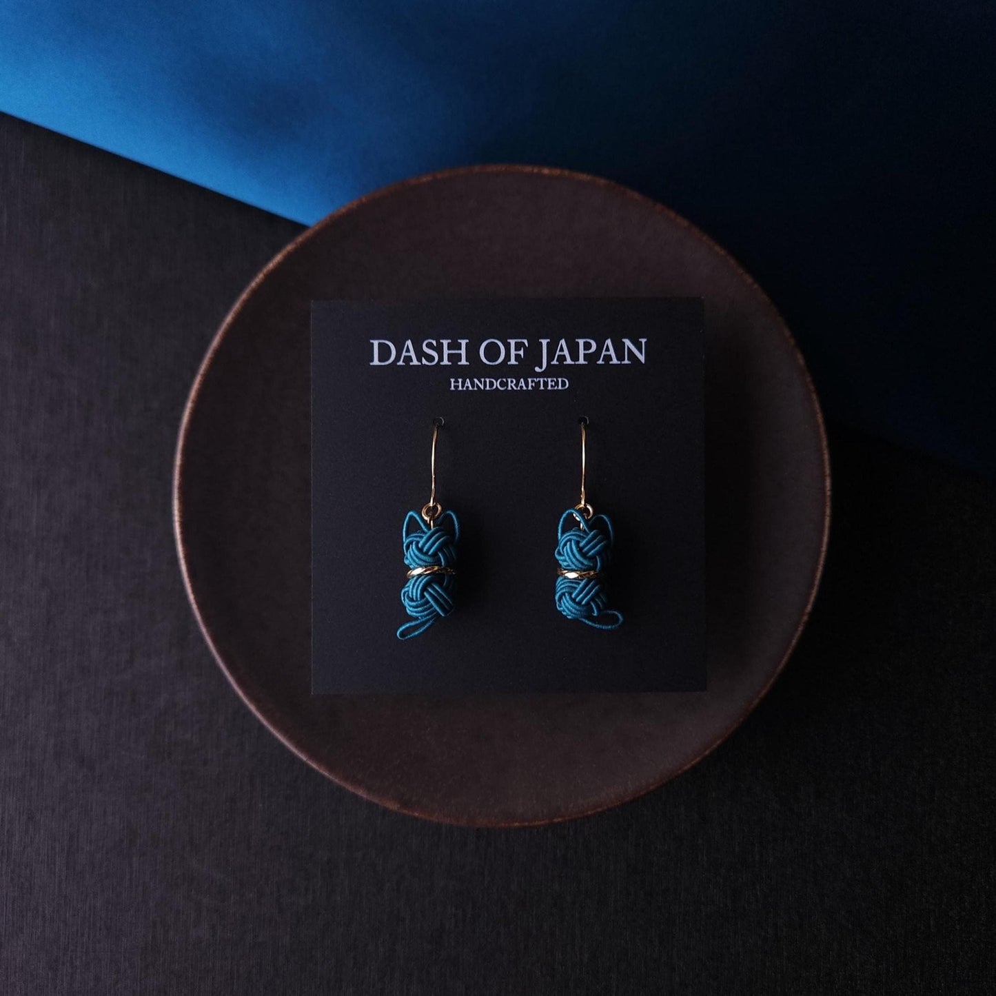 Cat Earrings - Teal Green