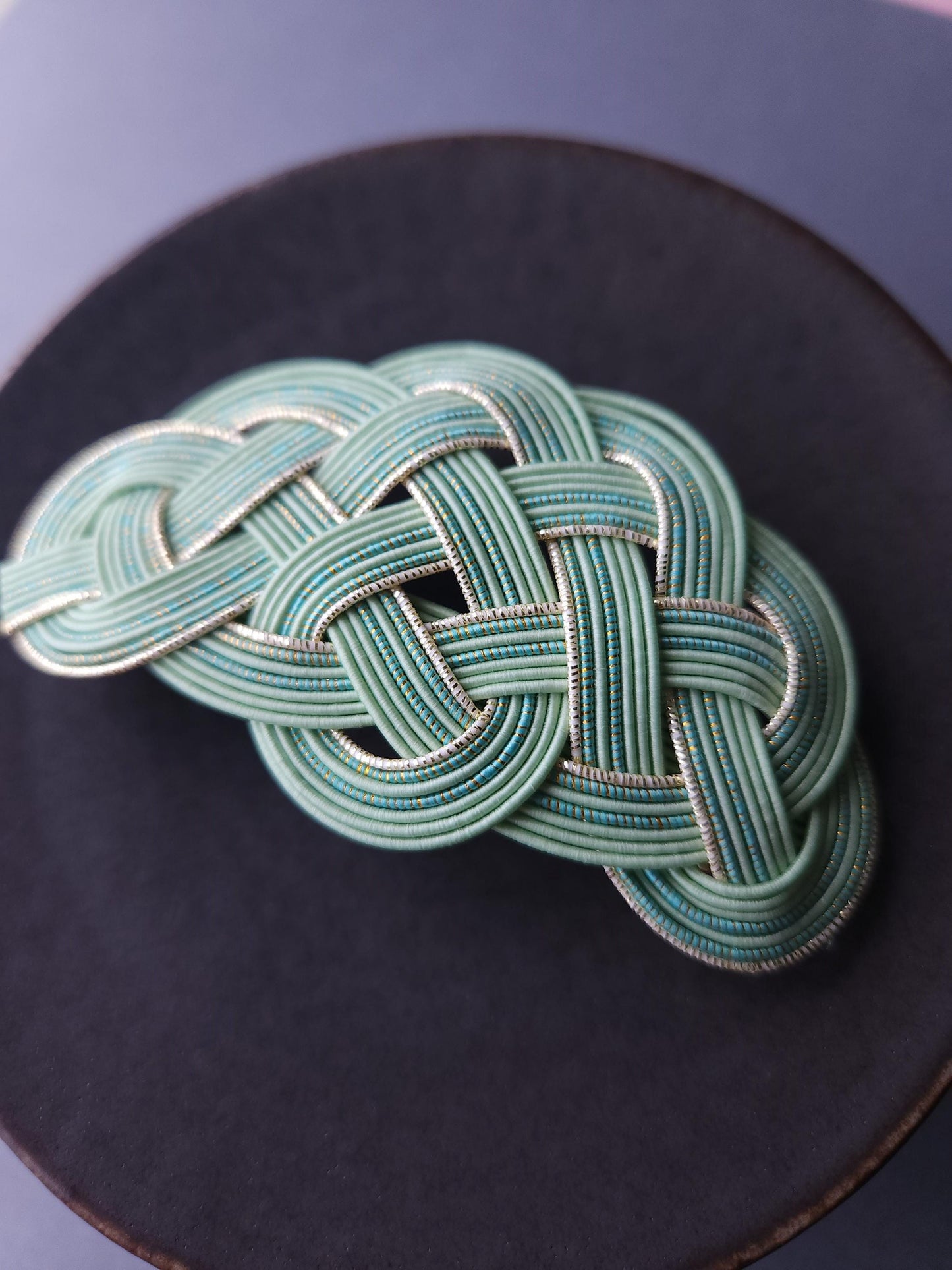 Hair Barrette - Light Green