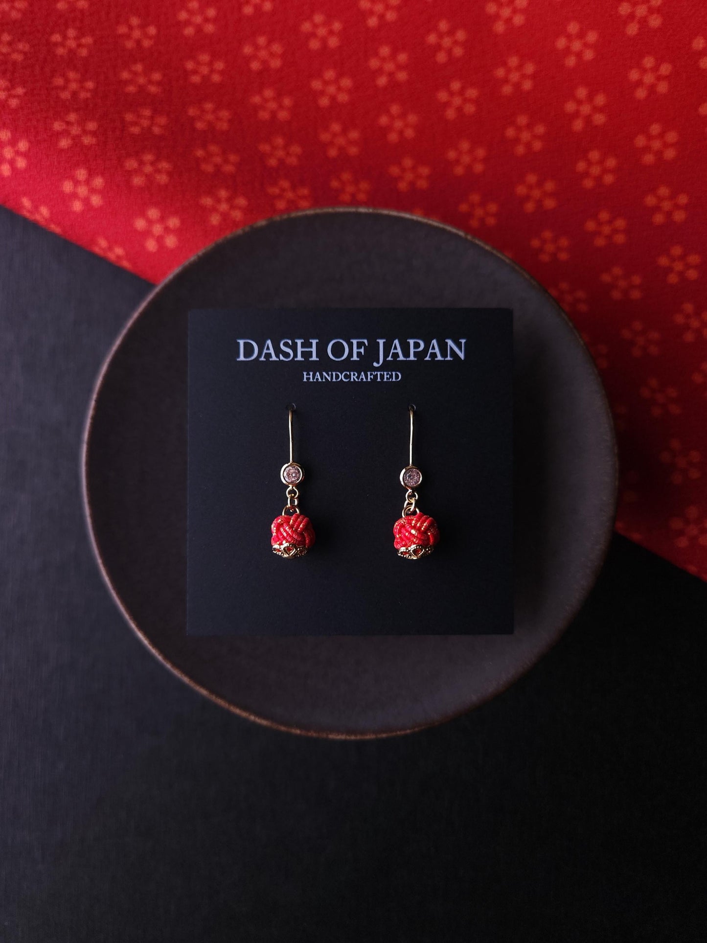 Simple Drop - Red and Gold