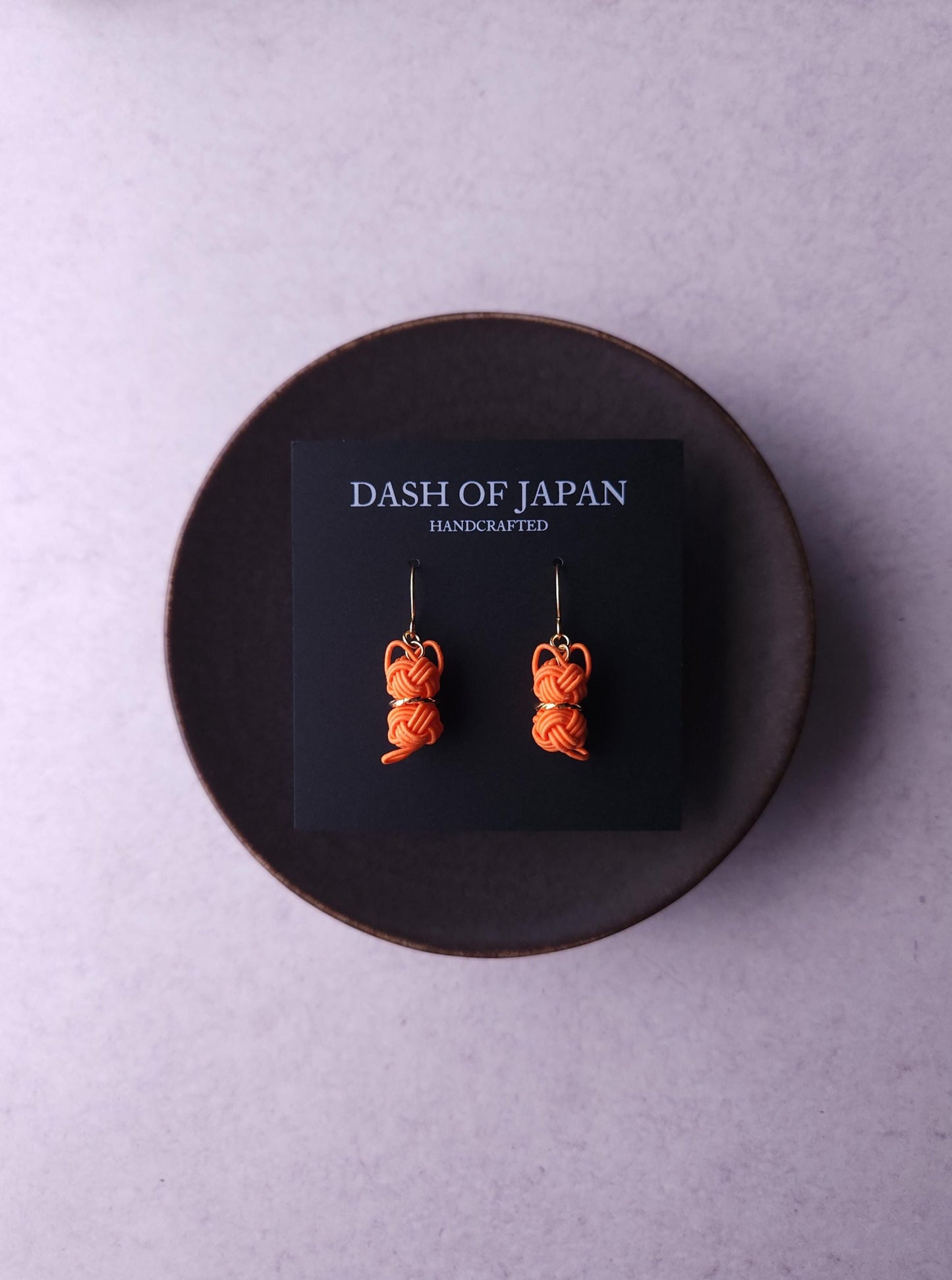 Cat Earrings - Orange