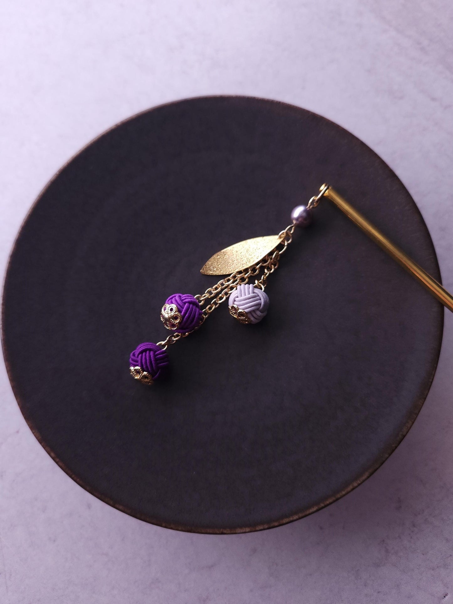 Kanzashi - Purple