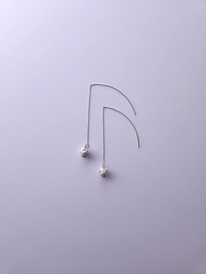 Threader - Metallic Silver