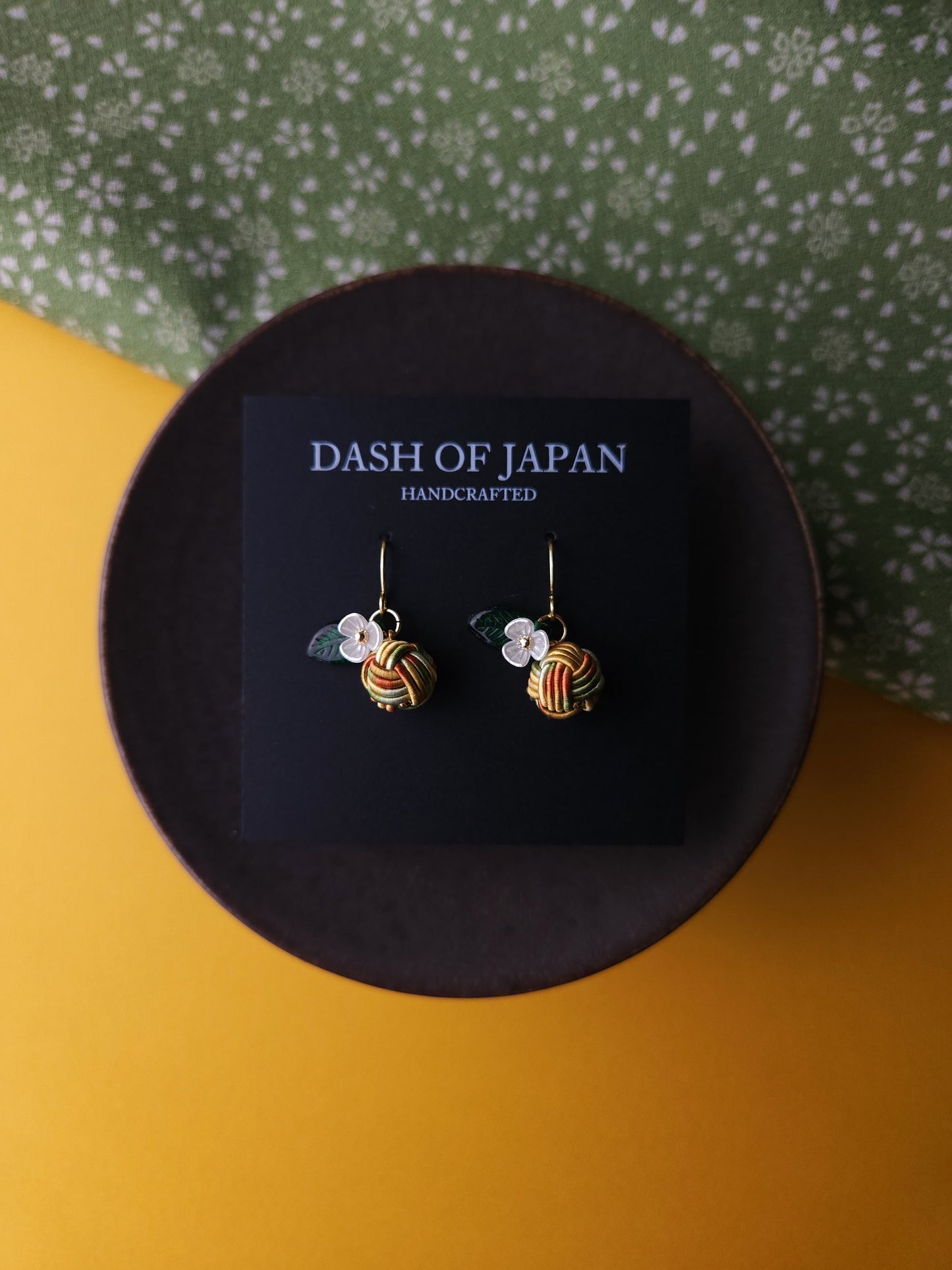 Fruits Earrings -Orange Green Mix