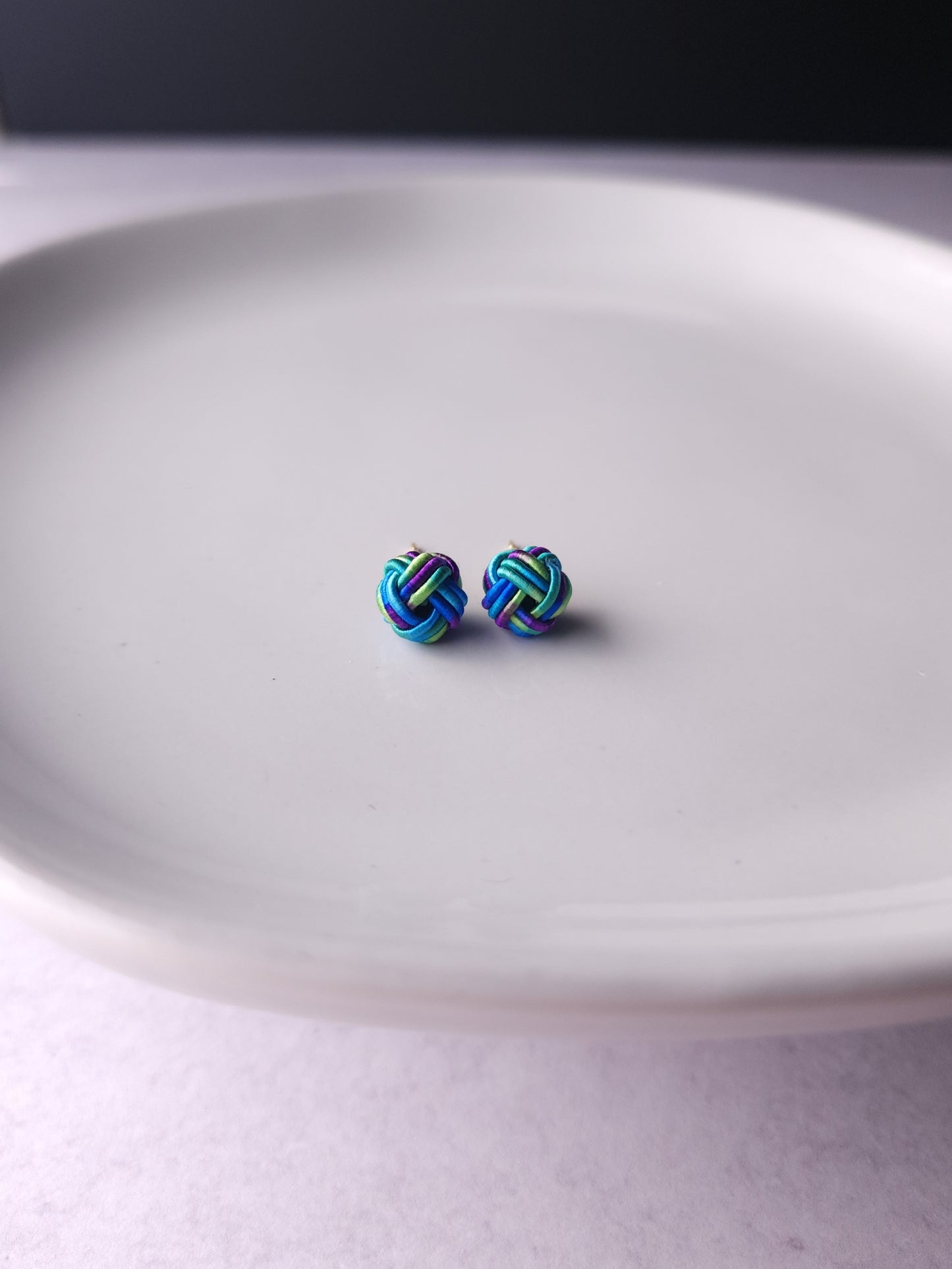 Awaji Knot -Blue Green Mix