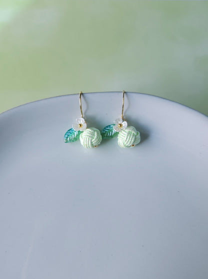 Fruits Earrings - Holographic Green