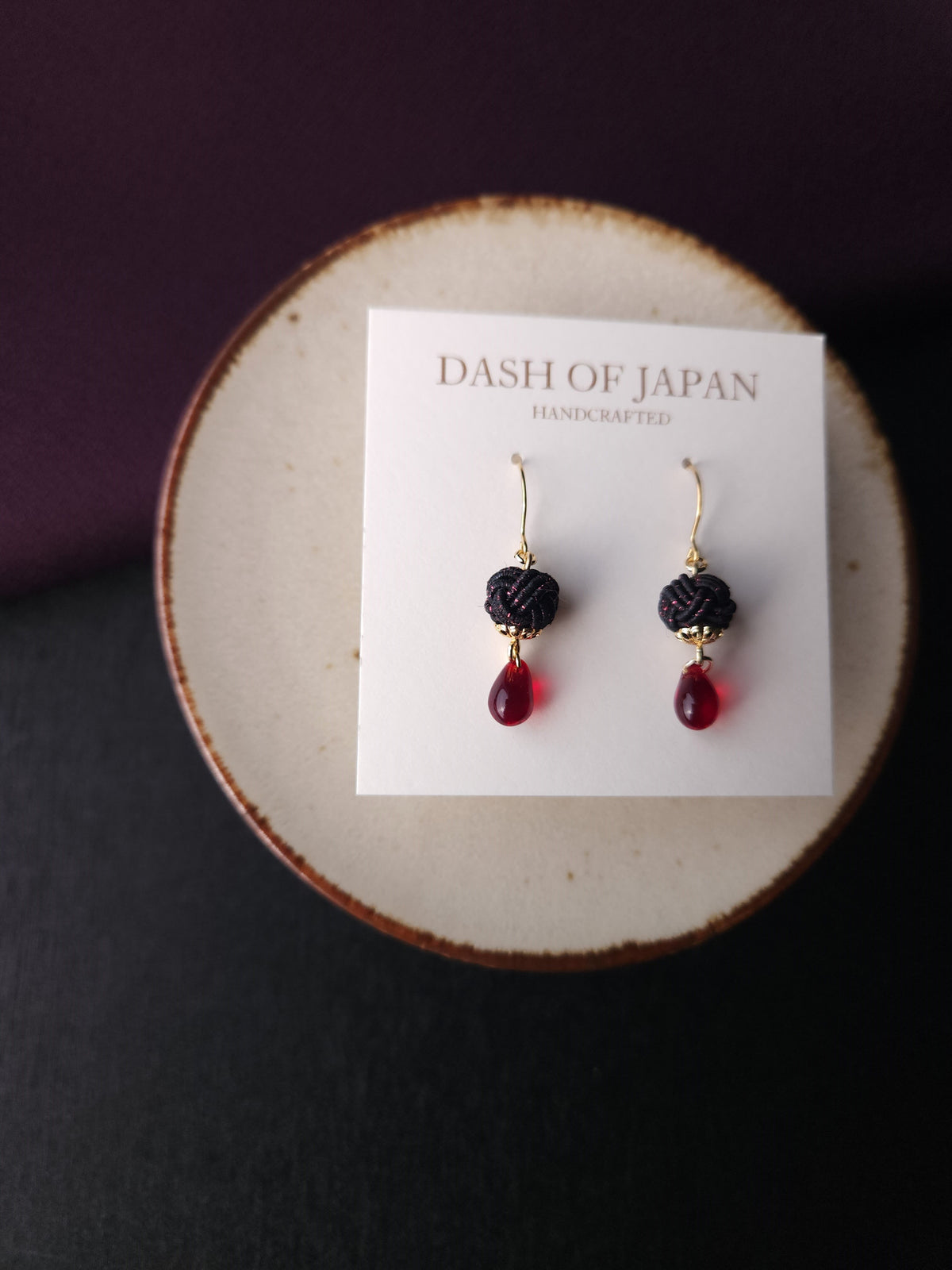 Simple Drop Earrings - Galaxy Pink